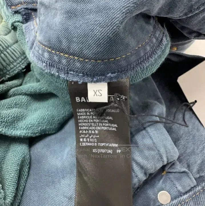 Balenciaga Balenciaga Loose-Fit Wide-Leg Pants in Blue. Size US 26 / EU 42 - 3 Thumbnail