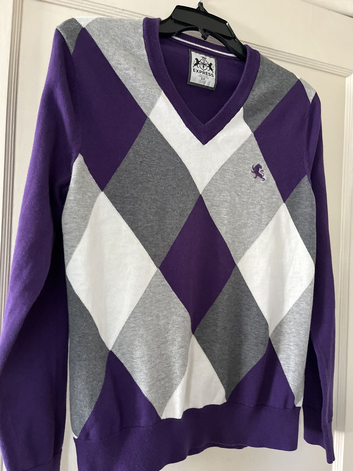 Express Really cool vintage checkered 90’s inspired express sweater Size US S / EU 44-46 / 1 - 5 Thumbnail