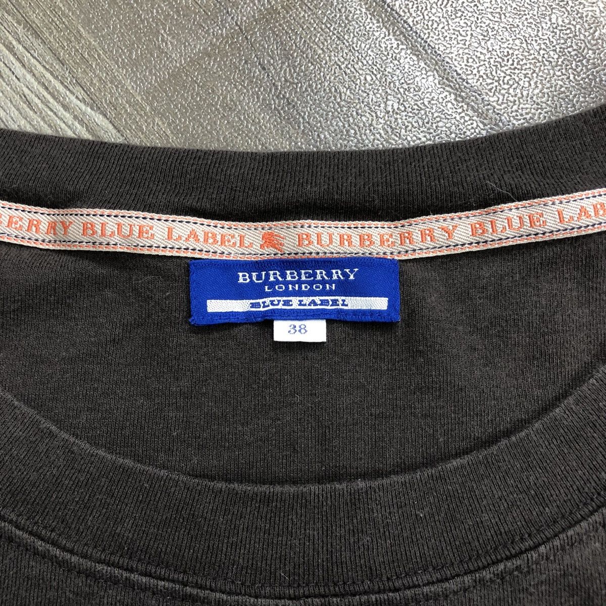 Burberry × Designer × Vintage Vintage Burberry London Blue Label Logo Studded Longsleeve Size M / US 6-8 / IT 42-44 - 5 Thumbnail