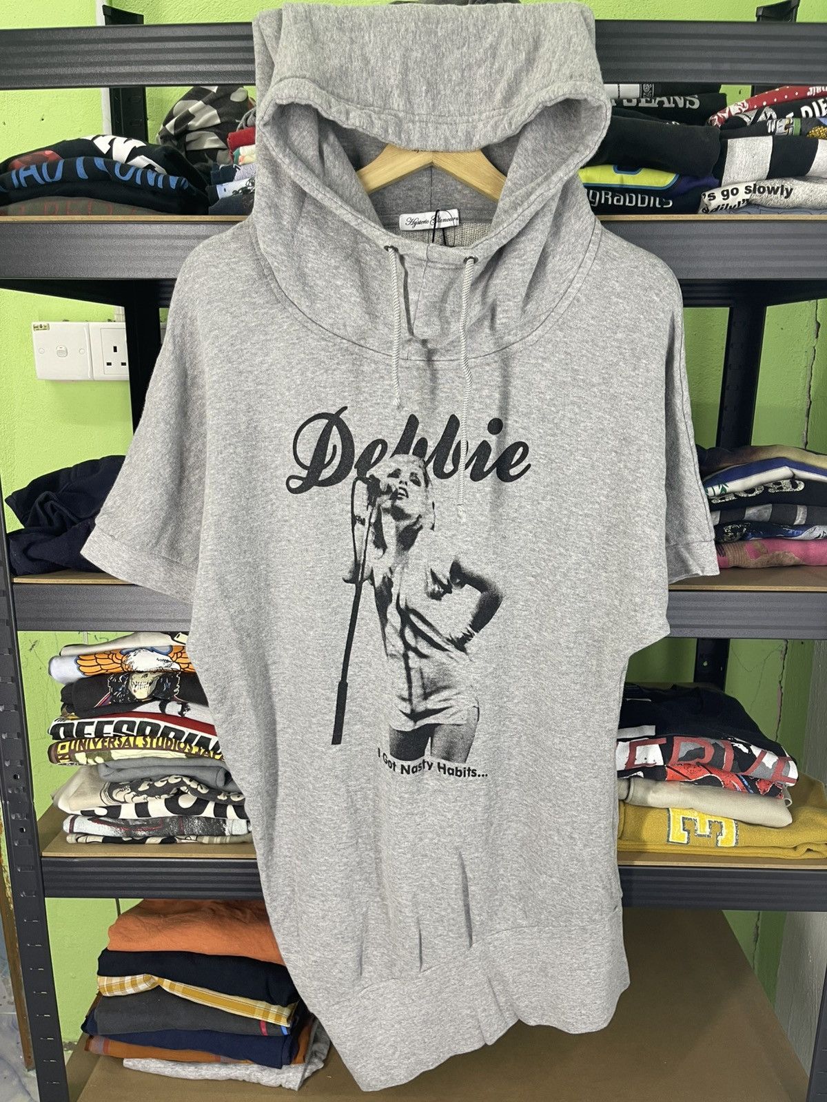 Hysteric Glamour Hysteric Glamour Blondie Debbie Hoodie Dress Grey Free Size Size ONE SIZE - 2 Thumbnail