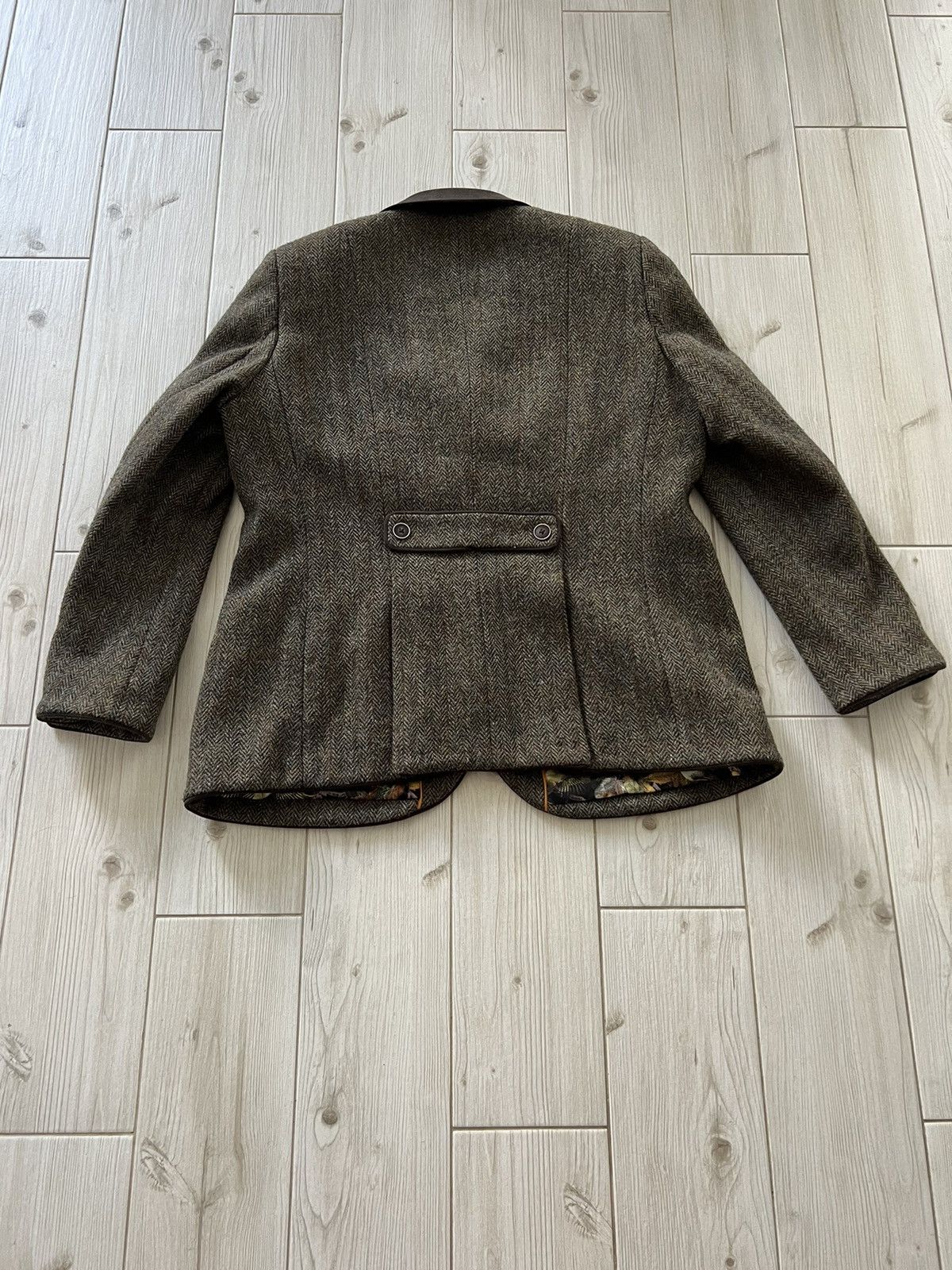 Harris Tweed Vintage Harris Tweed Wool Blazer Herringbone Tailored Fit Size XL / US 12-14 / IT 48-50 - 13 Thumbnail