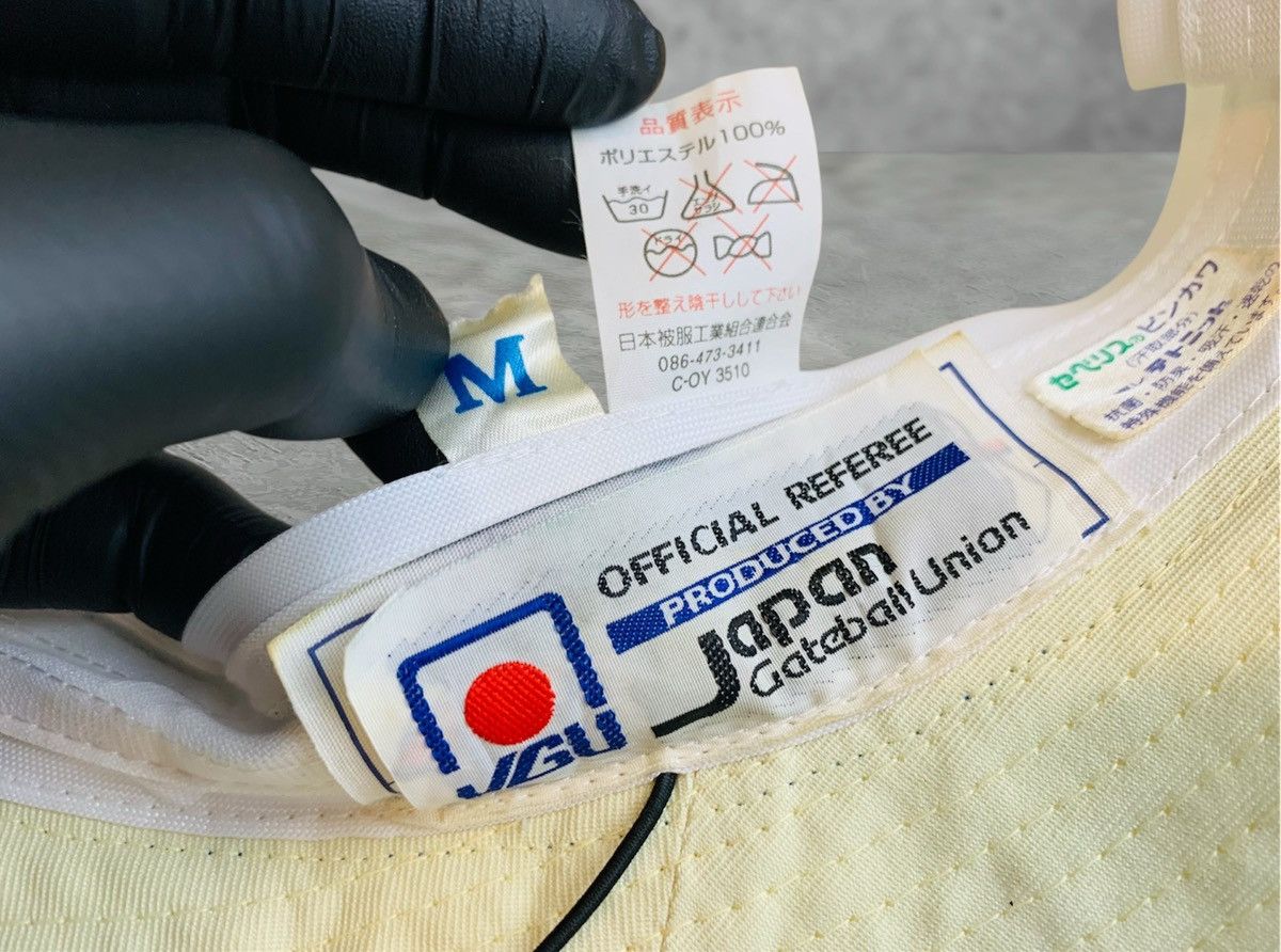 Japanese Brand × Vintage Official Japan Gateball Union Referee Hat – Cream Colour Size ONE SIZE - 7 Thumbnail