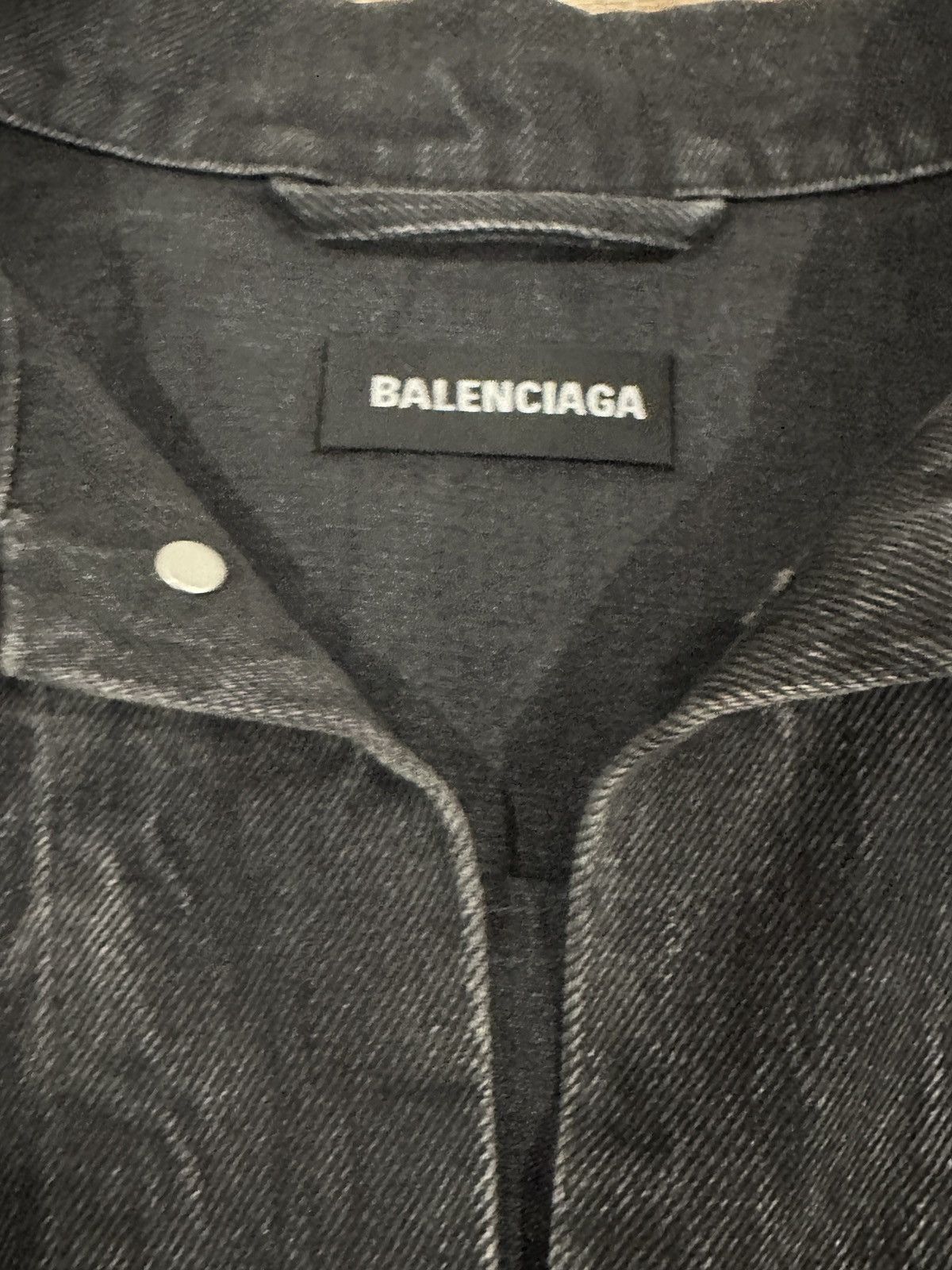 Balenciaga Balenciaga Mastercard Logo Denim Jacket Size US M / EU 48-50 / 2 - 4 Thumbnail