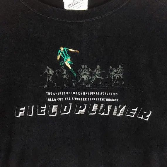 Vintage Vtg FIELD PLAYERS FOOTBALL Soccer Sweatshirt Sweater Size US M / EU 48-50 / 2 - 2 Thumbnail