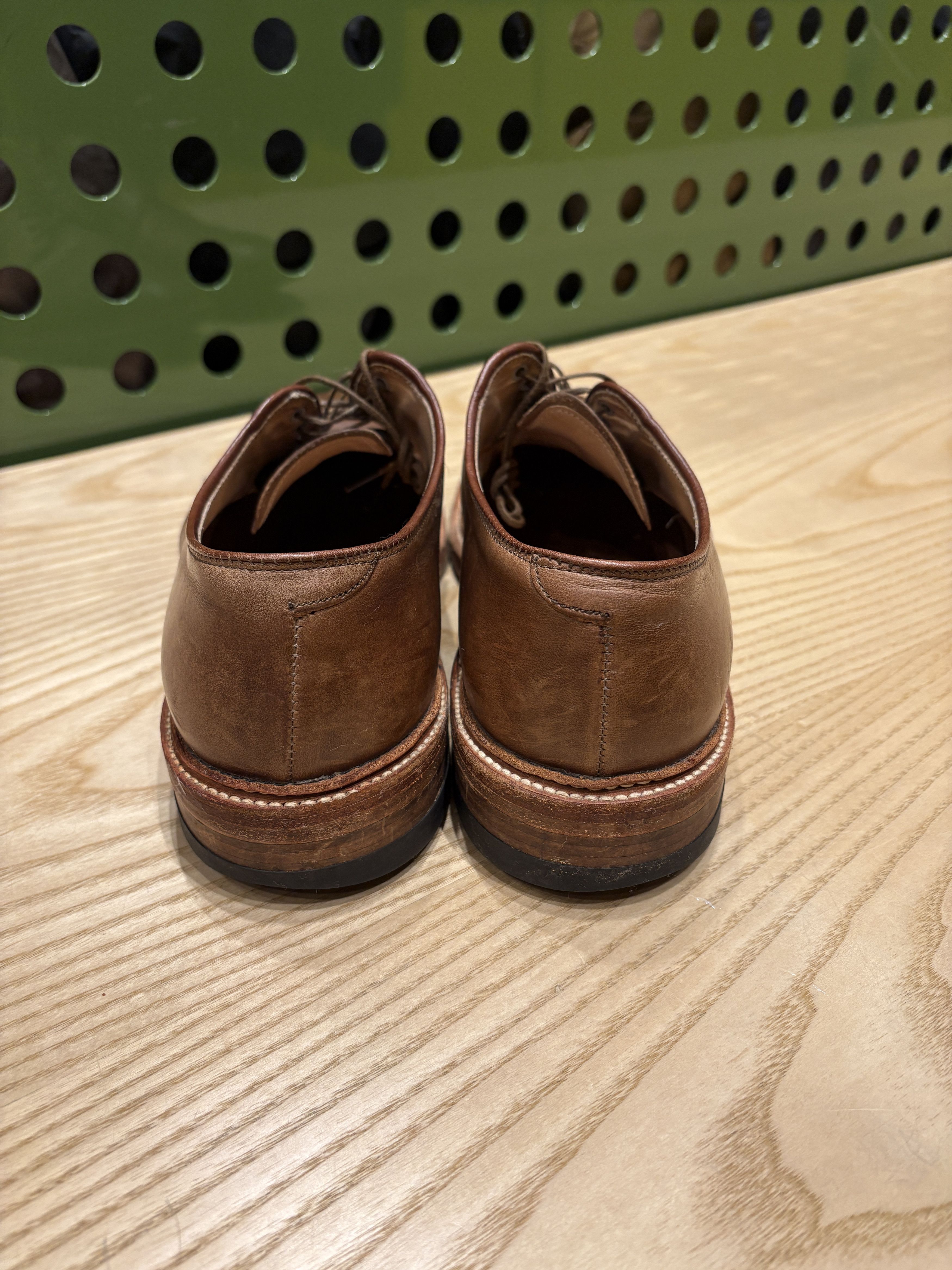 Alden Alden Plain Toe Blucher Natural Chromexcel 9501 Size US 9.5 / EU 42-43 - 3 Thumbnail