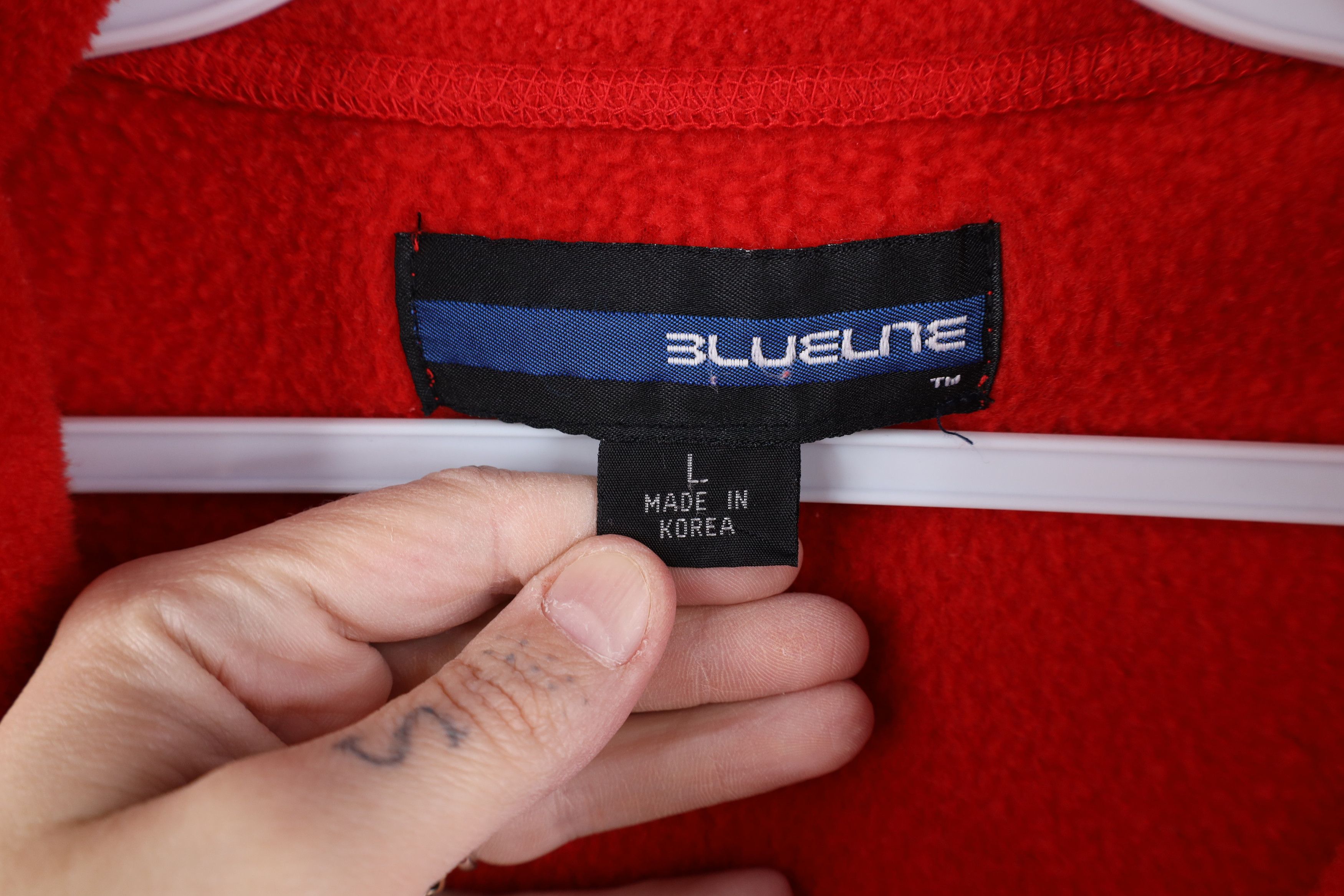 Vintage Vintage 90s Y2K NHL Red Wings Hockey Fleece Half Zip Sweater Size US L / EU 52-54 / 3 - 8 Thumbnail