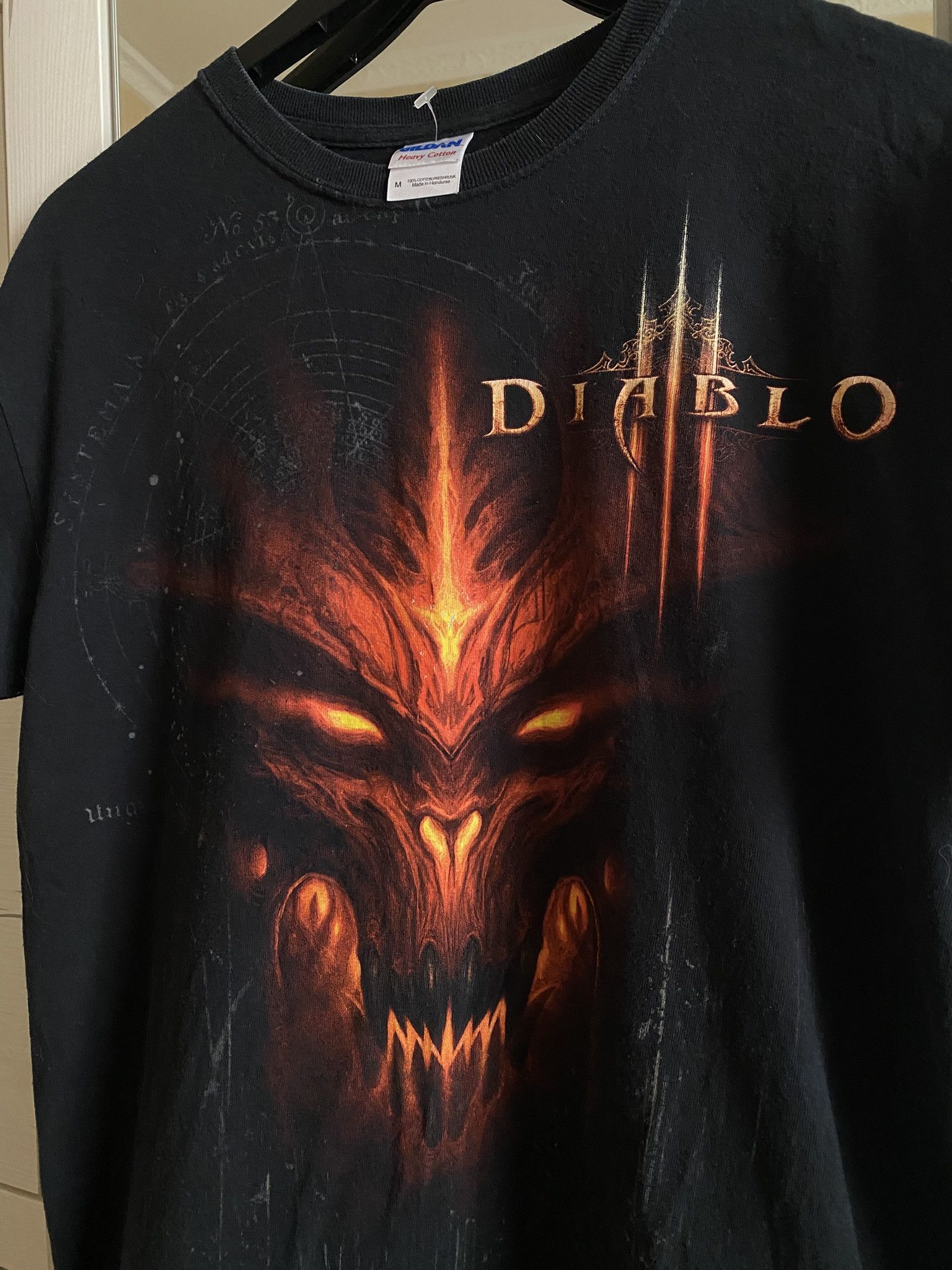 Gildan Vintage Diablo 3 III T-Shirt Video Game Blizzard Gamer 2008 Size US M / EU 48-50 / 2 - 2 Thumbnail