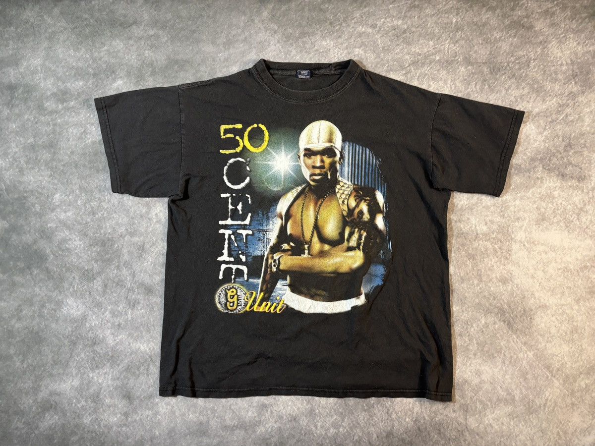 Rap Tees Vintage 50 Cent Parking Lot Bootleg Tee G-Unit 1990s Rap Tee Size US M / EU 48-50 / 2 - 9 Thumbnail