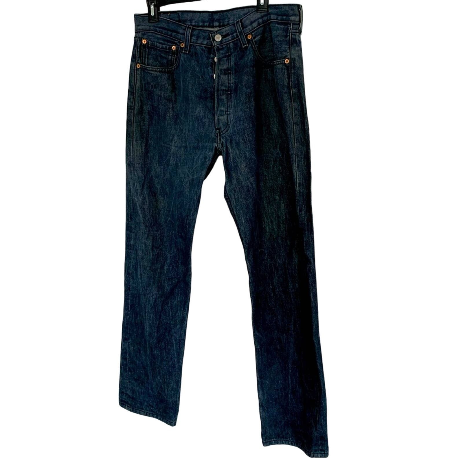 Levi's VINTAGE MENS LEVIS 501XX JEANS SIZE 34X34 LIKE NEW Size US 34 / EU 50 - 1 Thumbnail