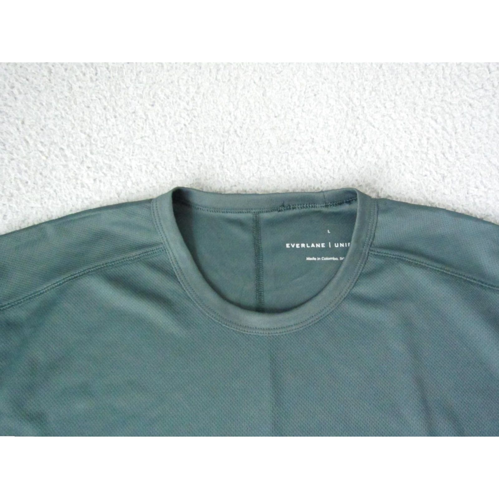 Everlane VINTAGE Everlane Shirt Adult Large Green Recycled Polyester Moisture Wicking Dry Mens Size US L / EU 52-54 / 3 - 2 Thumbnail
