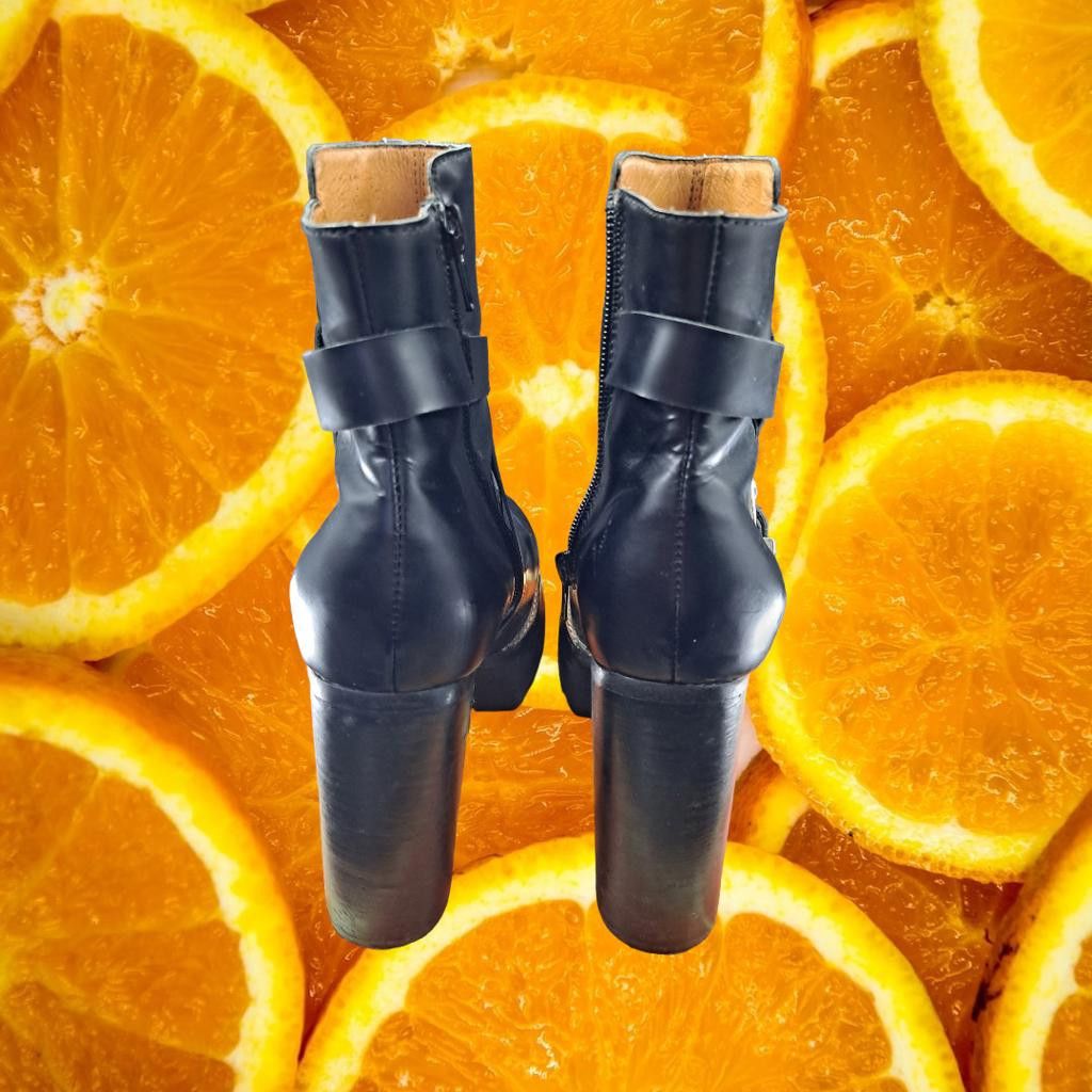 Other Ibiza Lest High Heeled Boots with Buckles Size 8 Size US 8 / IT 38 - 7 Thumbnail