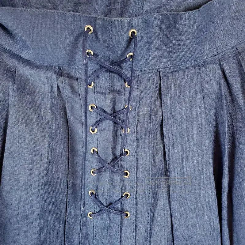 Dior Dior Pleated Summer Skirt in Blue . Size 26" / US 2 / IT 38 - 4 Thumbnail