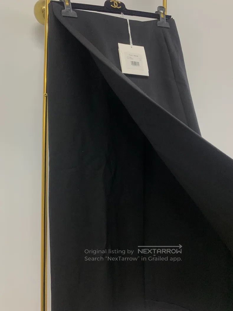 The Row The row size 0 Minimalist slit black wool slim skirt Size 25" / US 0 / IT 36 - 2 Thumbnail