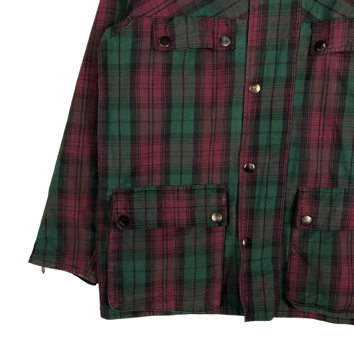 Vintage 🔥VINTAGE WAX JACKET WORKER BRITISH MILLERAIN TARTAN DESIGN Size US M / EU 48-50 / 2 - 4 Thumbnail