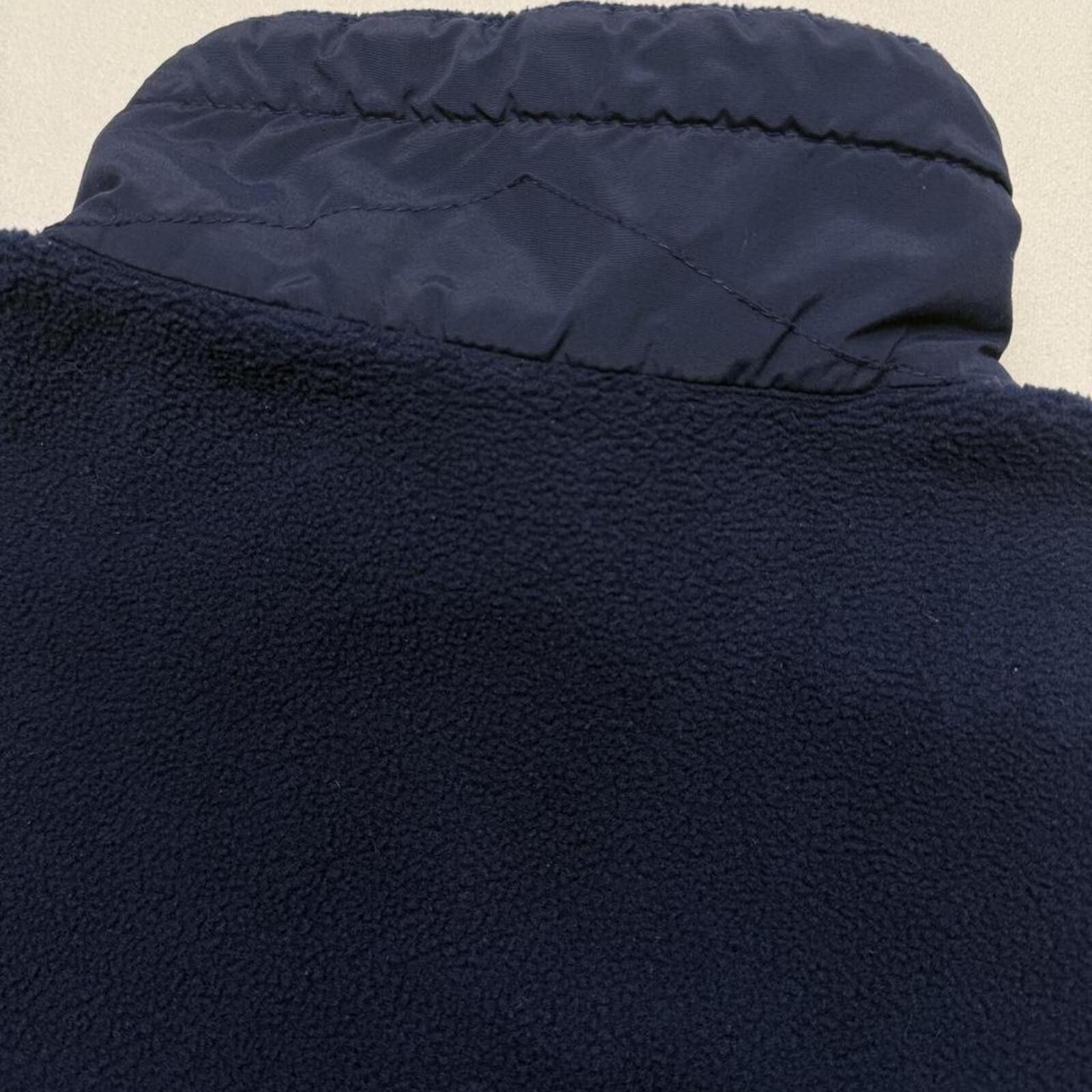 Patagonia VTG 90s Patagonia Synchilla navy blue fleece jacket full zip Size US XL / EU 56 / 4 - 4 Thumbnail