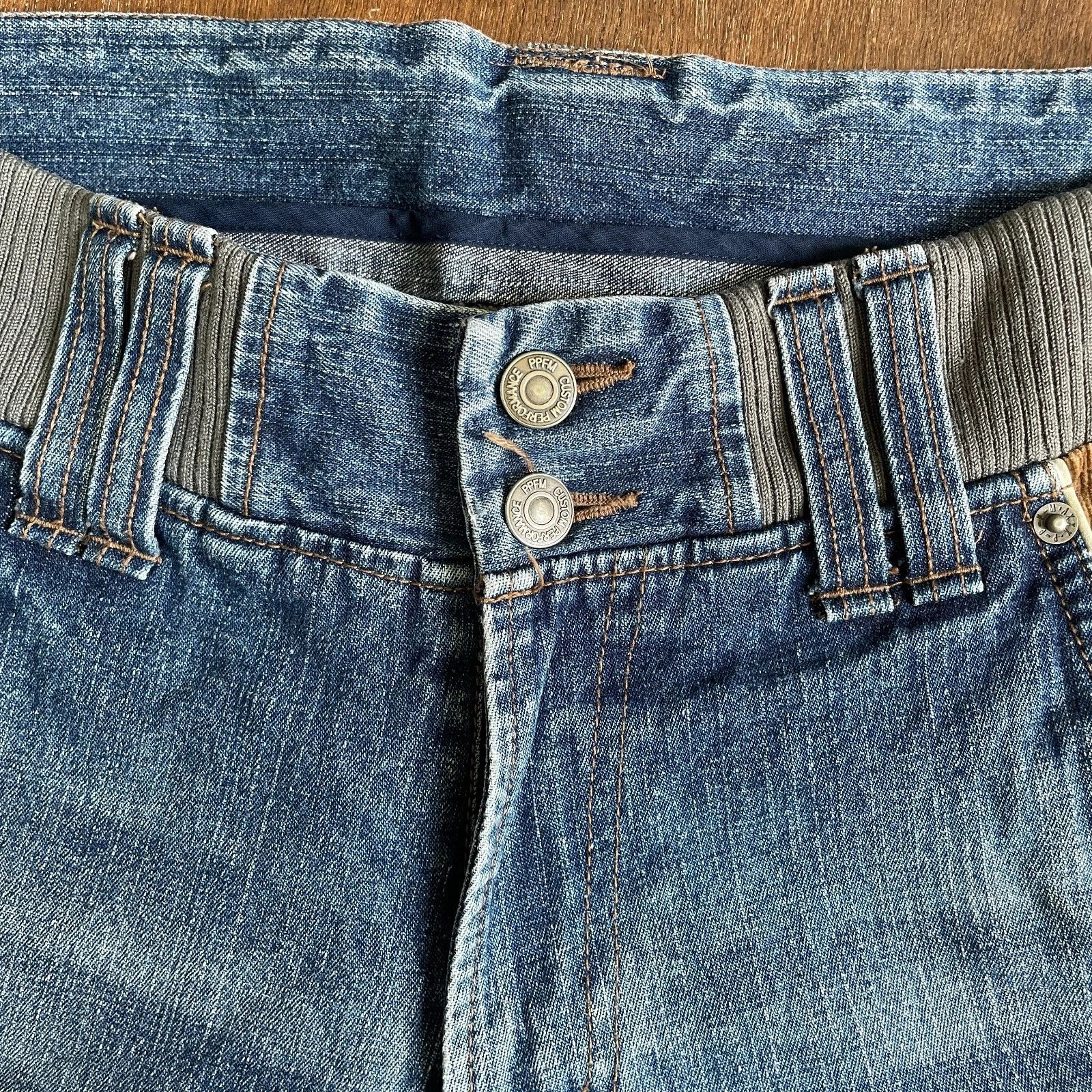 PPFM PPFM Patch Washed Denim Y2K Size US 33 - 5 Thumbnail