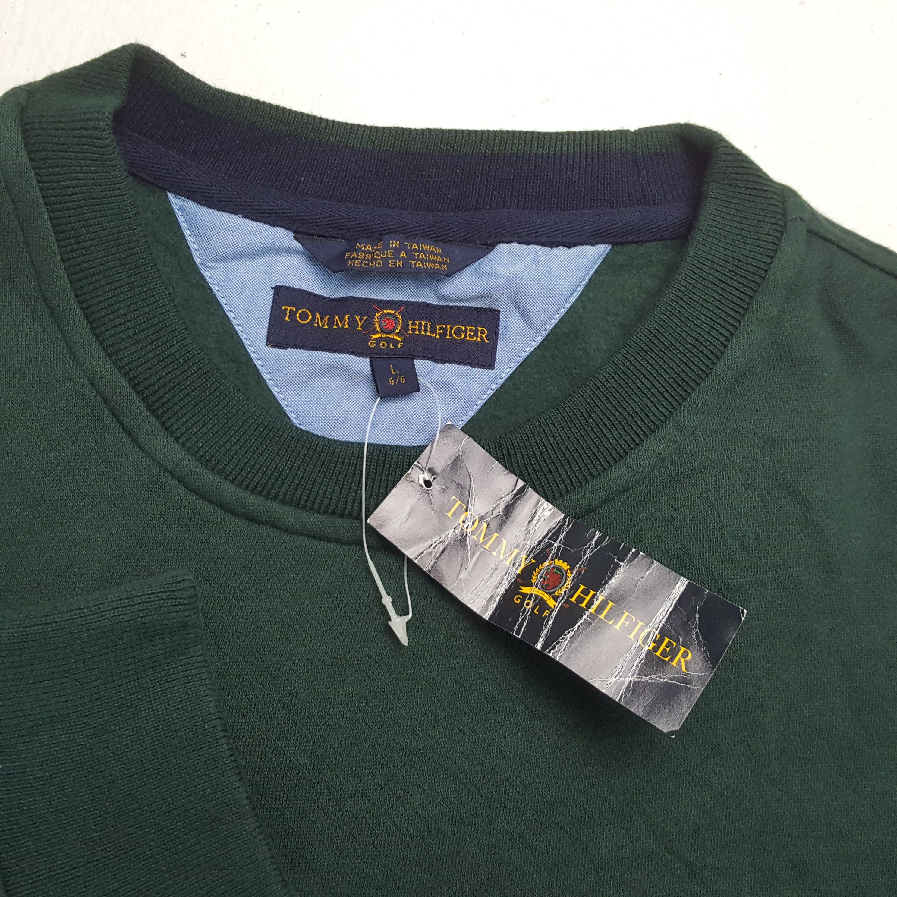 Tommy Hilfiger × Vintage Vintage TOMMY HILFIGER American Streetwear Sweatshirts Size US L / EU 52-54 / 3 - 10 Thumbnail
