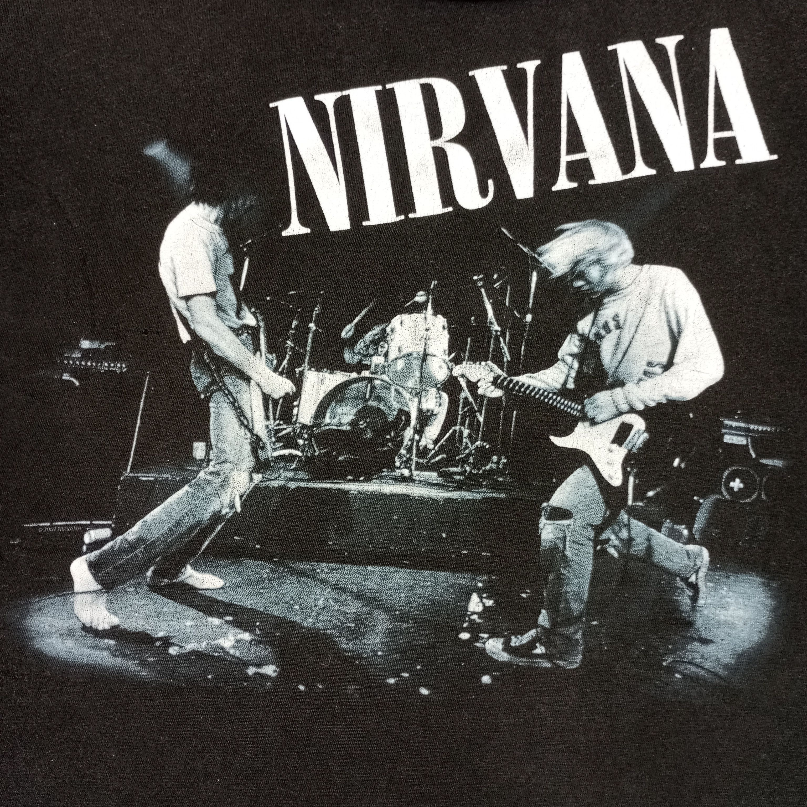 Band Tees × Vintage Nirvana Rock Band Music Tshirt Kurt Cobain Size US L / EU 52-54 / 3 - 2 Thumbnail