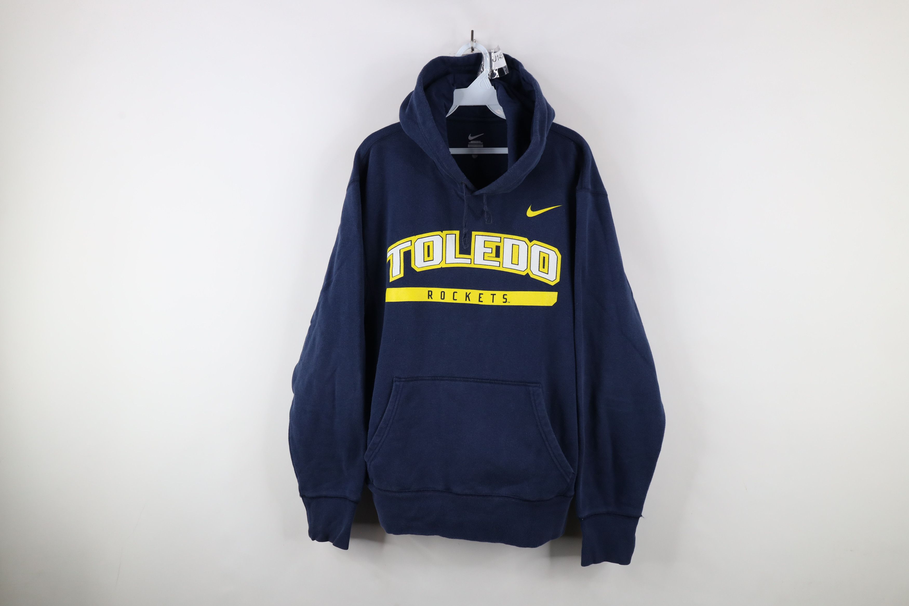 Nike × Vintage Nike Spell University of Toledo Rockets Hoodie Sweatshirt Size US L / EU 52-54 / 3 - 1 Thumbnail