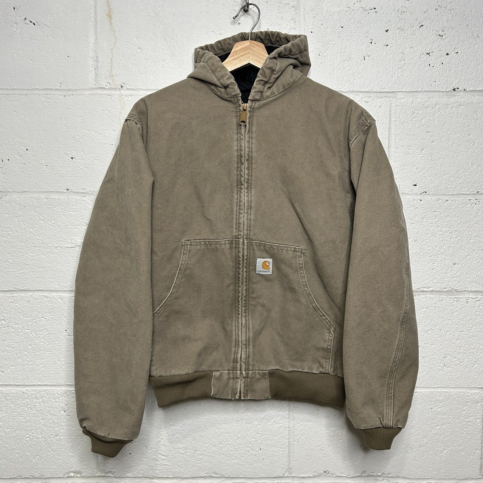 Carhartt Y2K Carhartt Quilted Hooded Active Jacket “Desert” Y06 DES Size S / US 4 / IT 40 - 1 Thumbnail