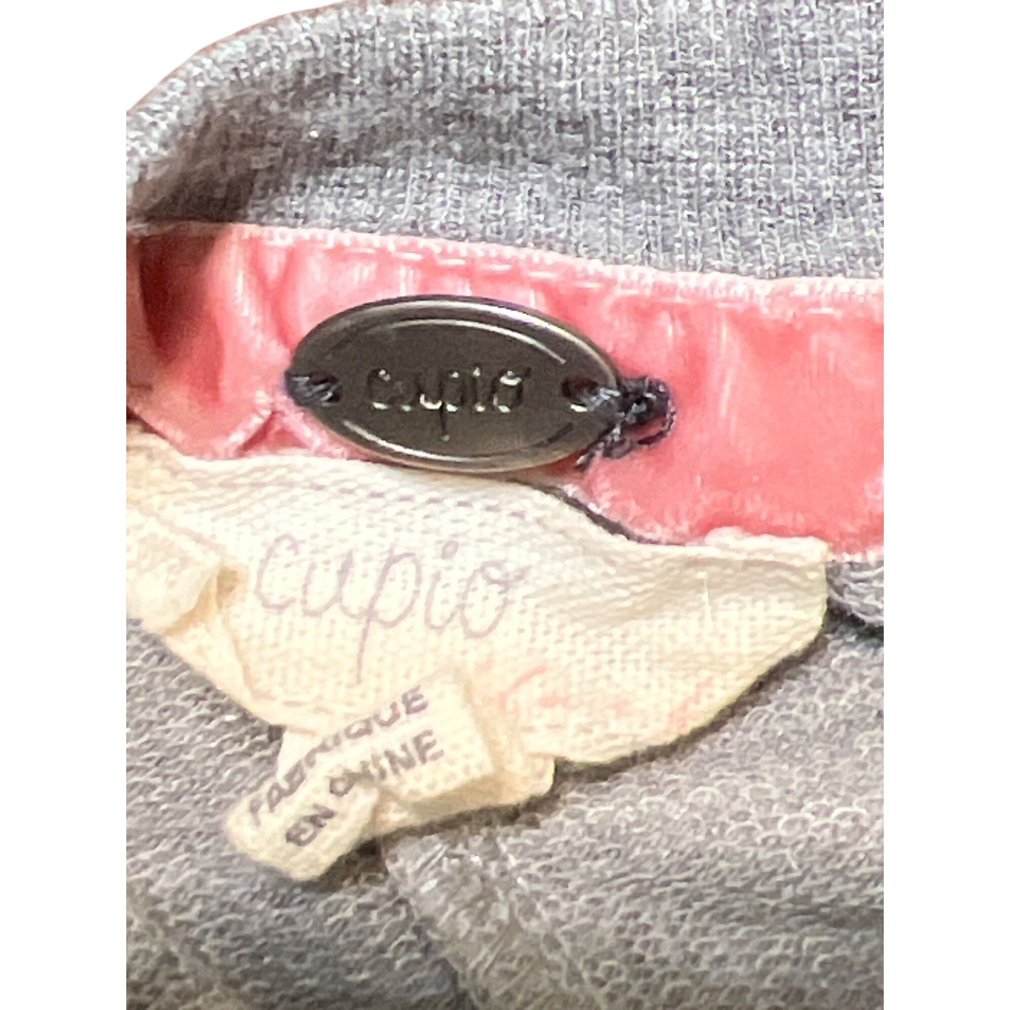 Other Gray Cupio Ruched Sleeve Pullover Lightweight Sweatshirt Tie Size M / US 6-8 / IT 42-44 - 4 Thumbnail