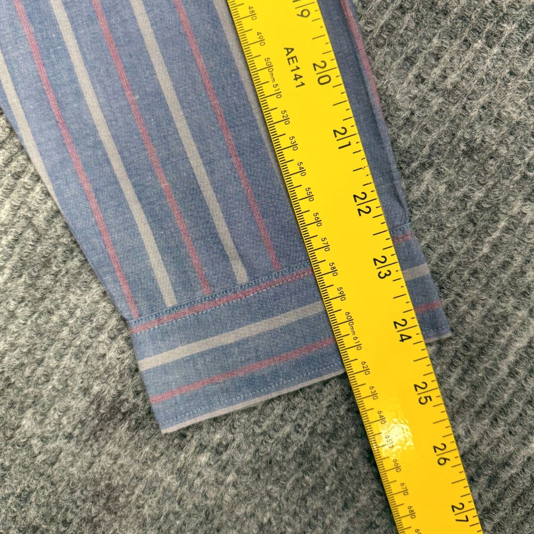 Polo Ralph Lauren VINTAGE Polo Ralph Lauren Shirt Mens Size 20 Button Down Vertical Striped Flesh Pony Size US XXL / EU 58 / 5 - 7 Thumbnail