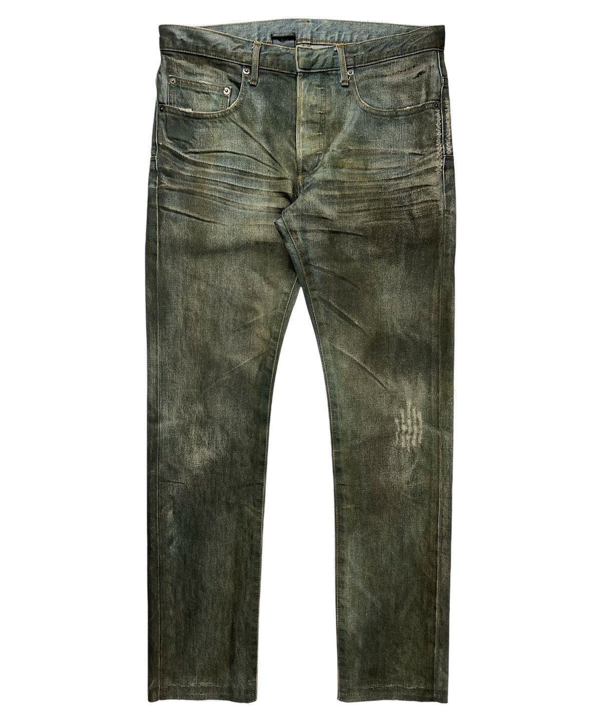 Dior × Hedi Slimane SS04 Dior Homme Strip Bleu Clair Ice