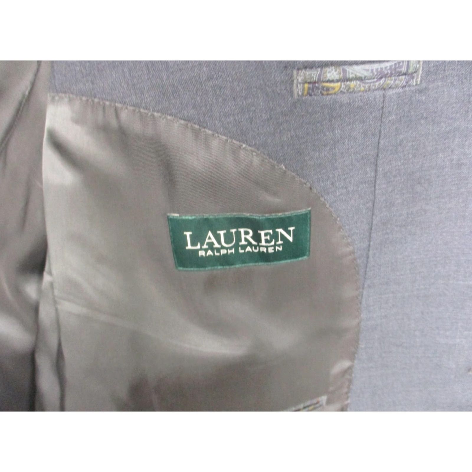 Ralph Lauren Lauren Ralph Lauren Blazer Mens 50R Gray Wool Two Button Sport Coat Jacket Size 50R - 4 Thumbnail