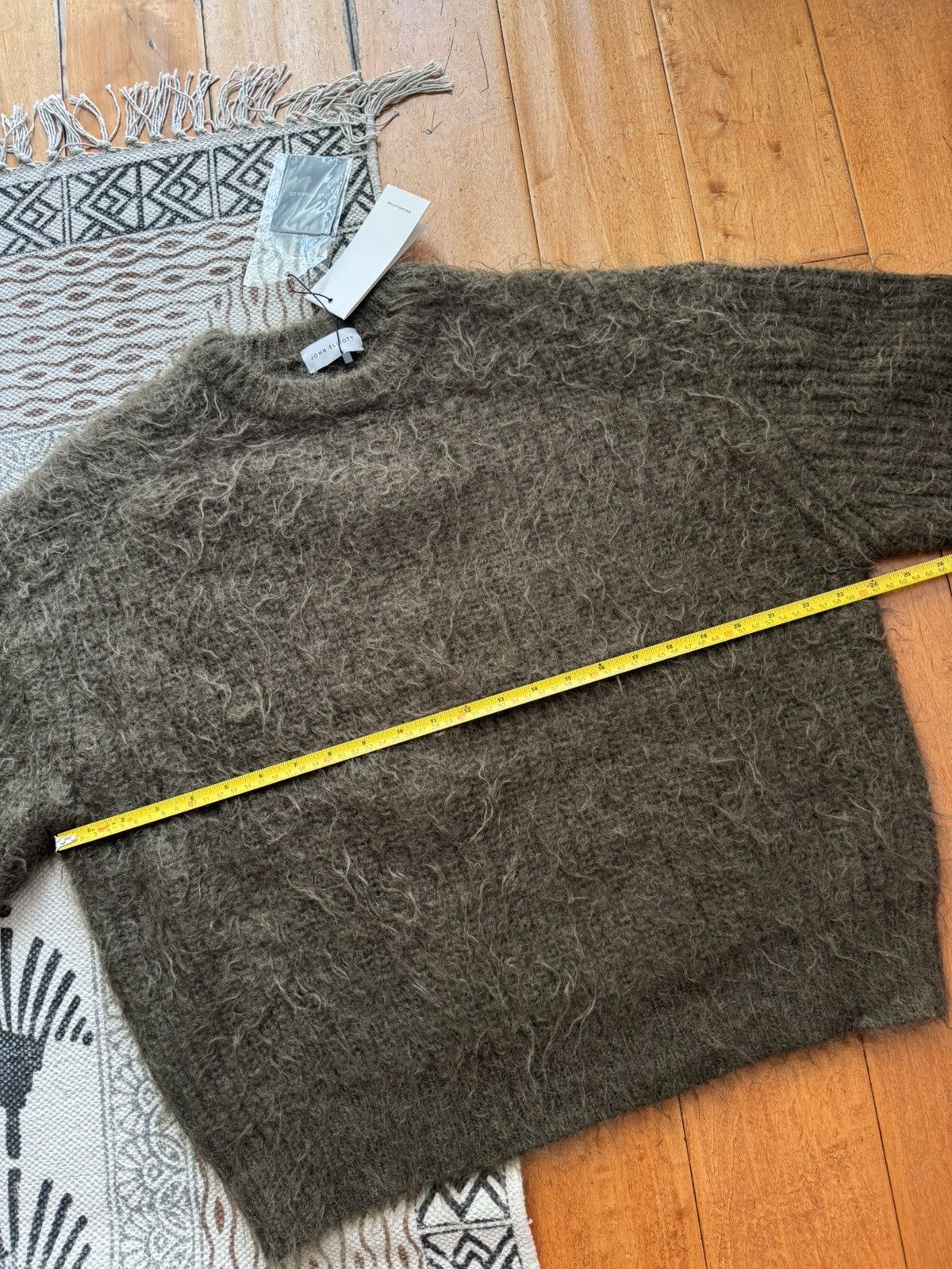John Elliott John Elliott Wool Mohair Crew Sweater Cropped Size US M / EU 48-50 / 2 - 8 Thumbnail