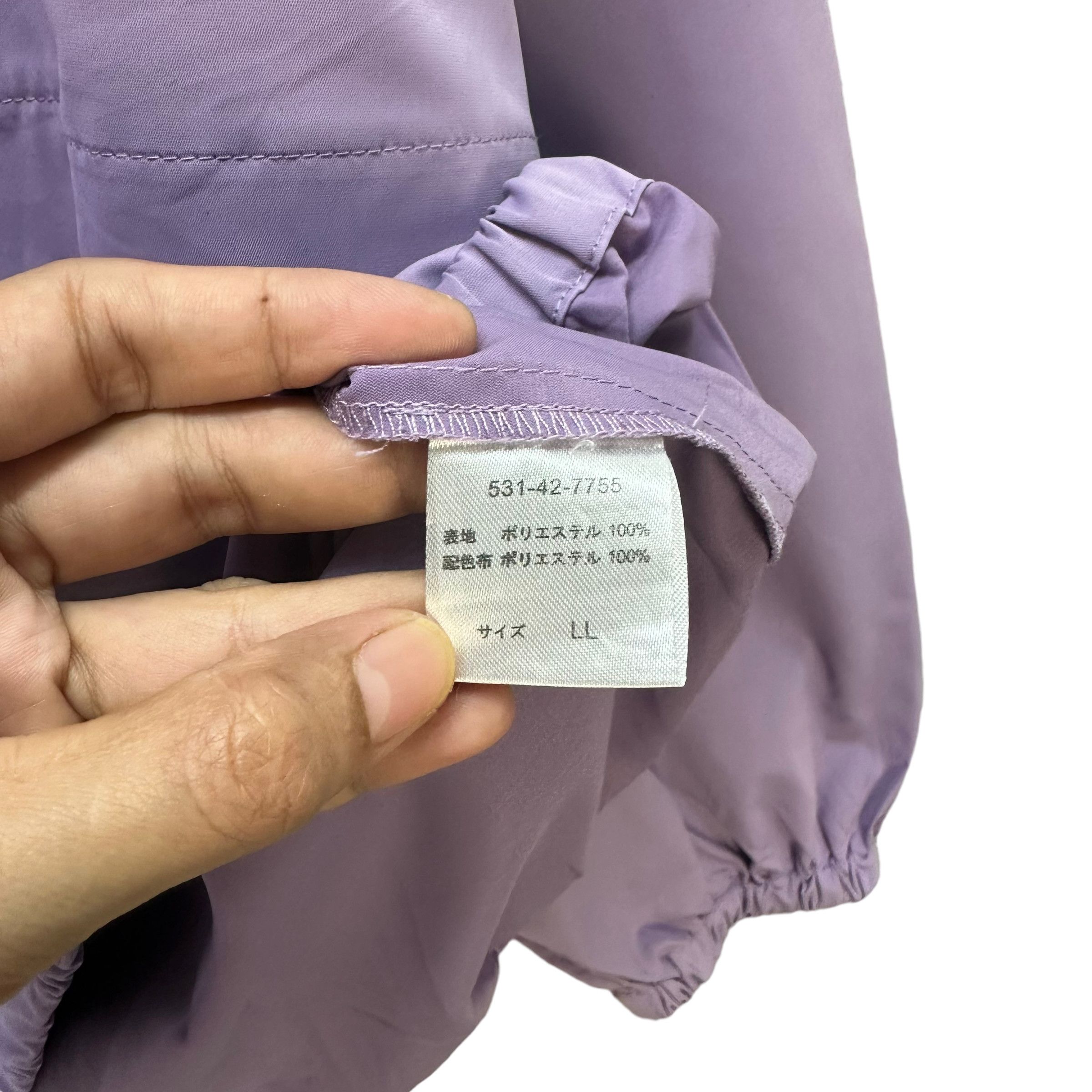 Japanese Brand VELOCITY LOGO HALF ZIP PURPLE PULLOVER JUMPER #8360-005 Size US XL / EU 56 / 4 - 7 Thumbnail