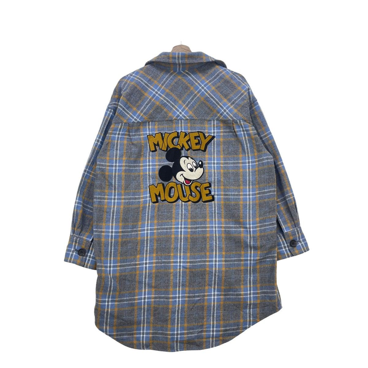 Disney × Japanese Brand × Mickey Mouse Disney X Moussy Plaid Tartan Jacket Embroidered Mickey Size L / US 10 / IT 46 - 1 Thumbnail