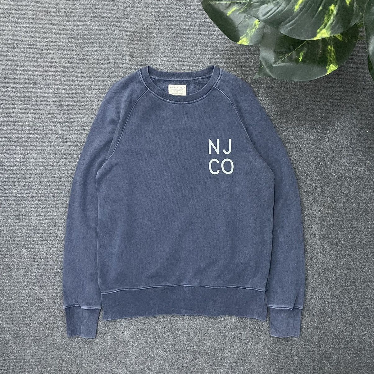 Nudie Jeans Nudie Jeans Co Minimalist Crewneck Sweatshirt Size US S / EU 44-46 / 1 - 1 Thumbnail