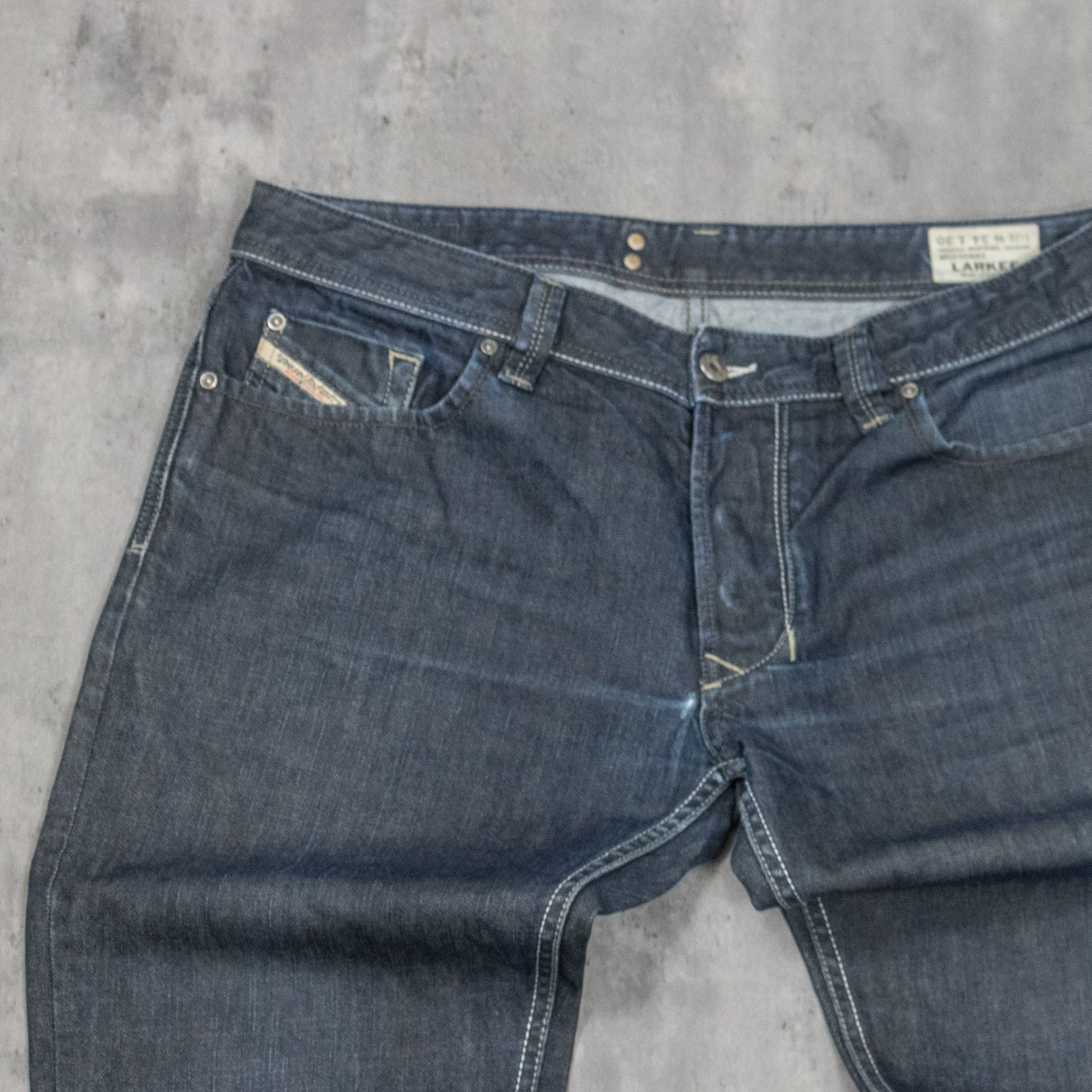 Diesel Y2K 00's Diesel Industry's Indigo Baggy Relax Denim Pant's Size US 36 / EU 52 - 8 Thumbnail