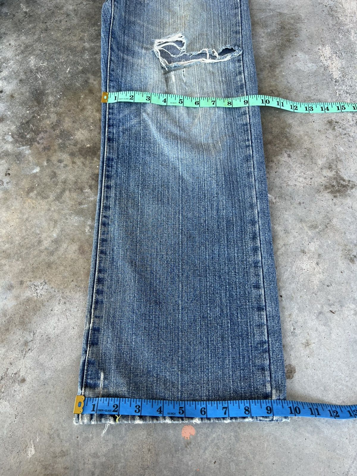 Abercrombie & Fitch Vintage Flare Abercrombie & Fitch Distress Jean Size US 32 / EU 48 - 6 Thumbnail