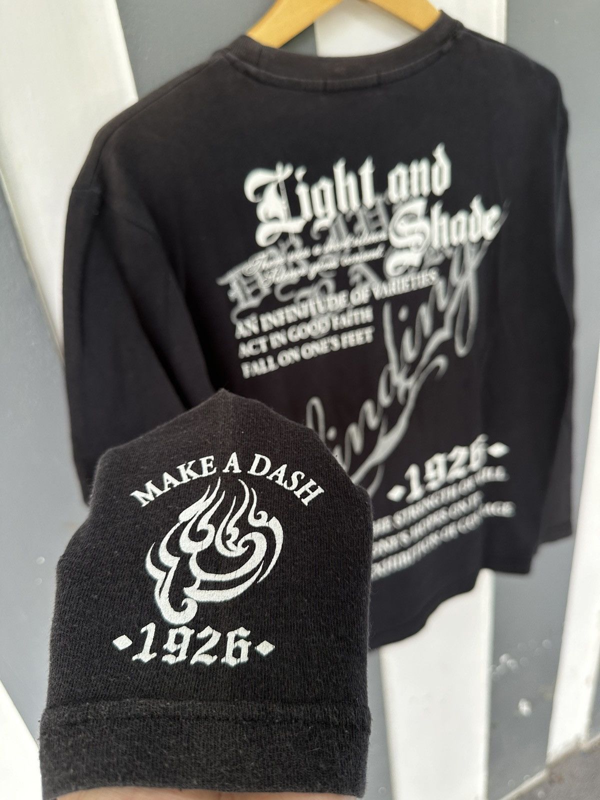 Le Grande Bleu (L.G.B.) JAPANESE FADED DRAGO LONG SLEEVE SICK LGB IFSIX STYLE Size US M / EU 48-50 / 2 - 5 Thumbnail