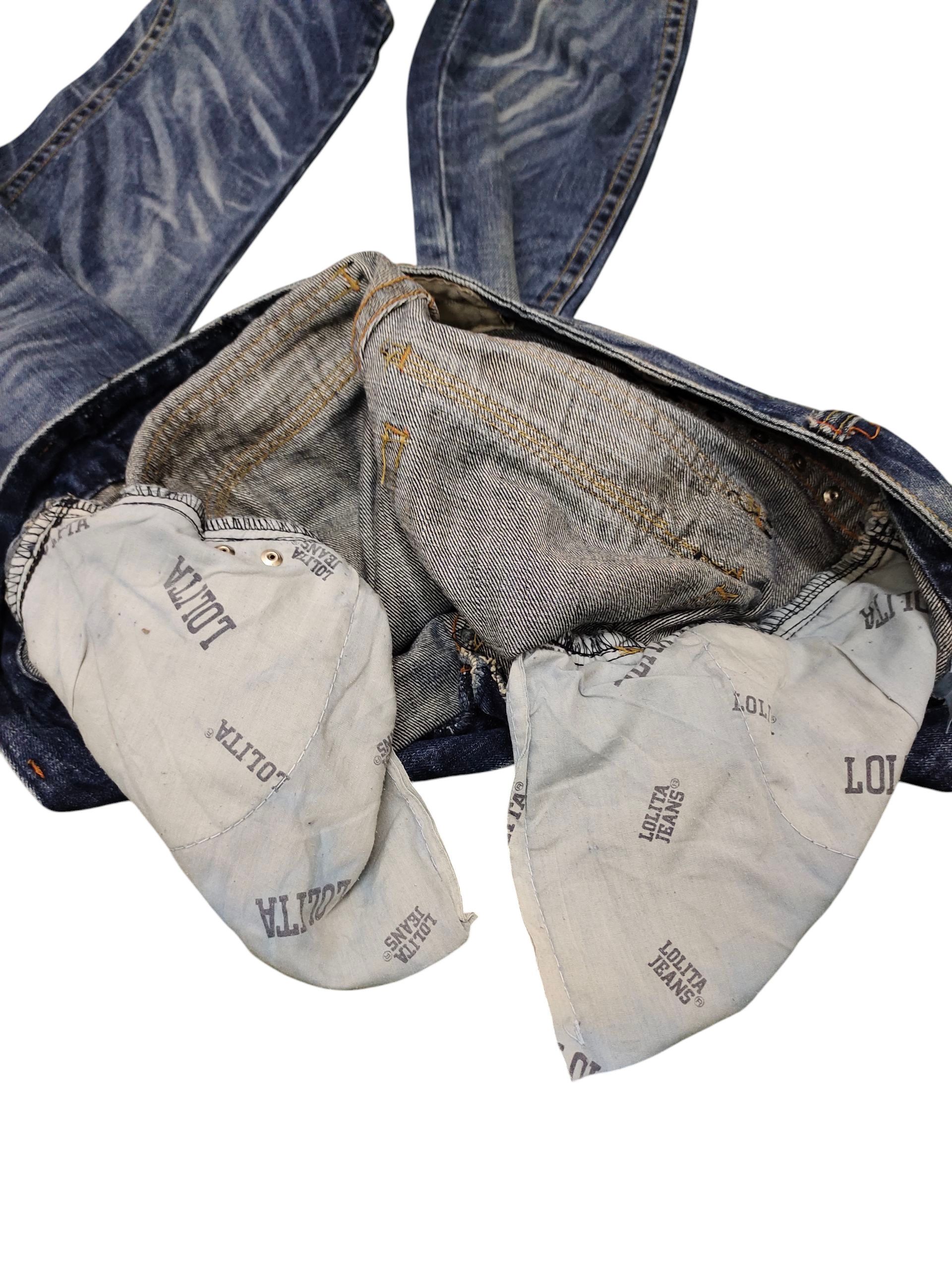 Kapital 2000s Yoshitomo Nara Lolita Studded Clawmark Distress Jeans Size US 29 - 16 Thumbnail