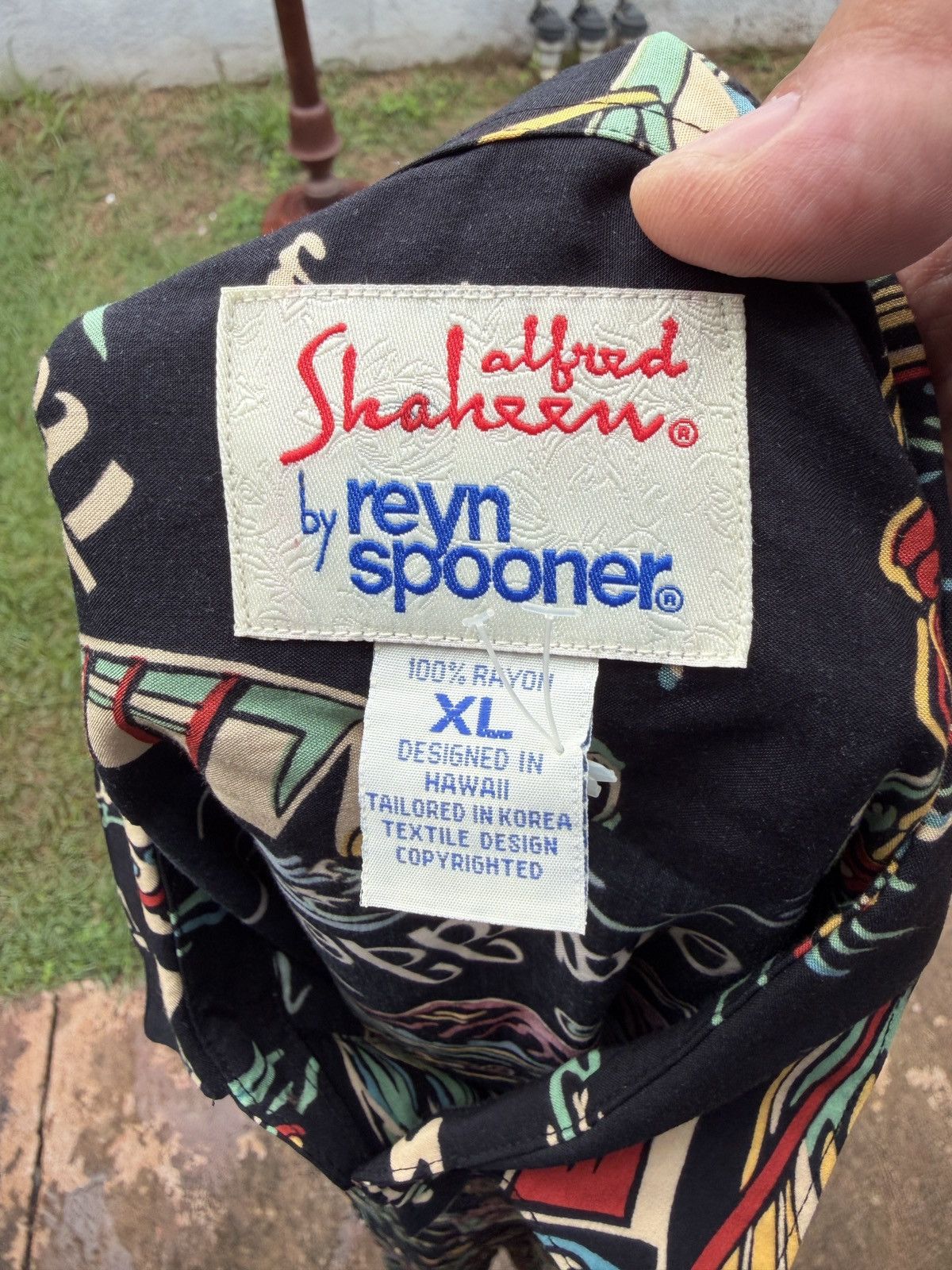 Reyn Spooner PreOwned Reyn Spooner Alfred Shaheen 100% Rayon Men's XL Size US XL / EU 56 / 4 - 4 Thumbnail