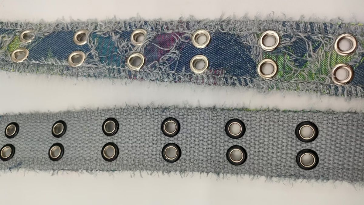 Designer Modern Vintage Belt Riveted Belts Menswear Accessories Size ONE SIZE - 2 Thumbnail