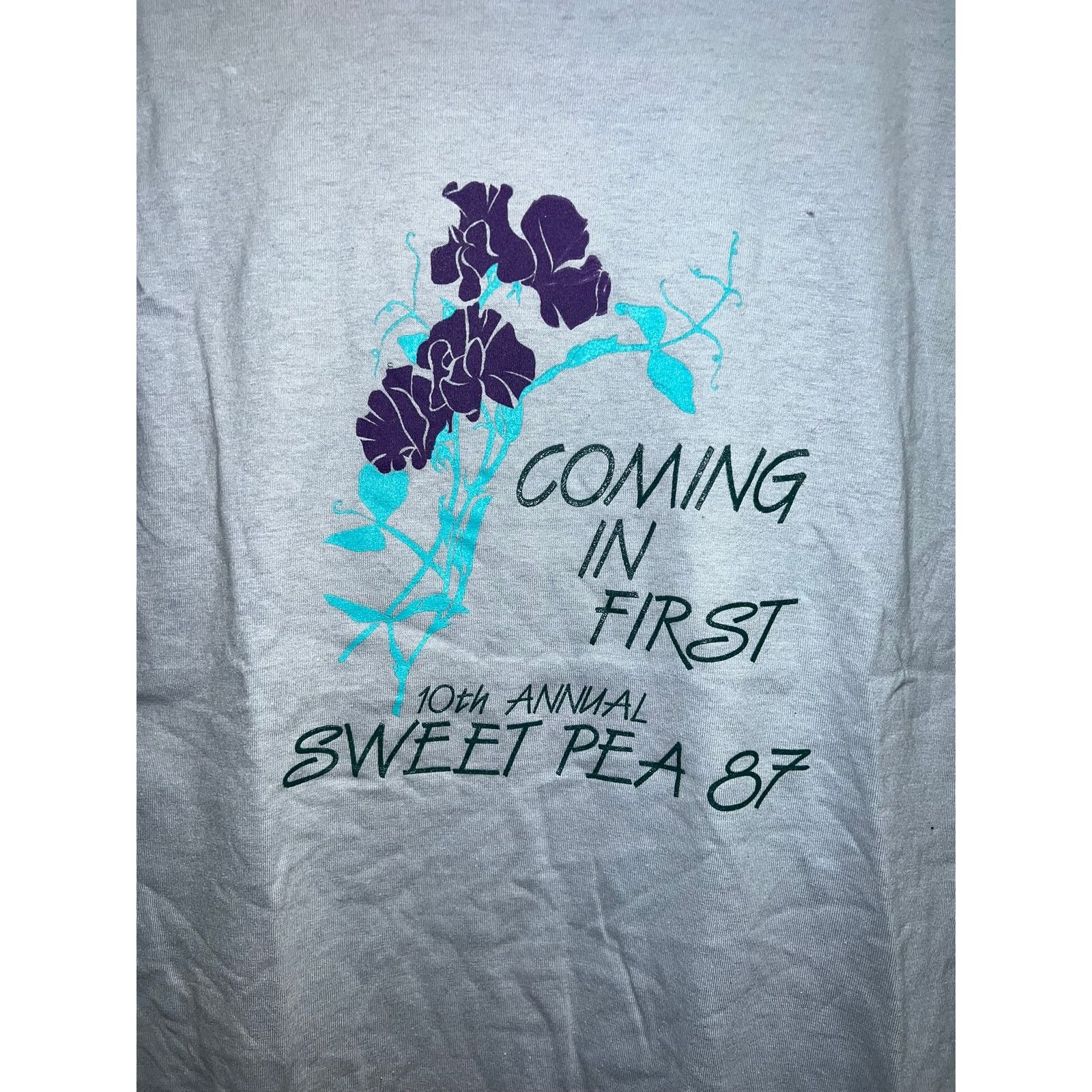 Jerzees Vintage Test Print Shirt Sweet Pea 1987 Denver Broncos 80s S Size US S / EU 44-46 / 1 - 2 Thumbnail