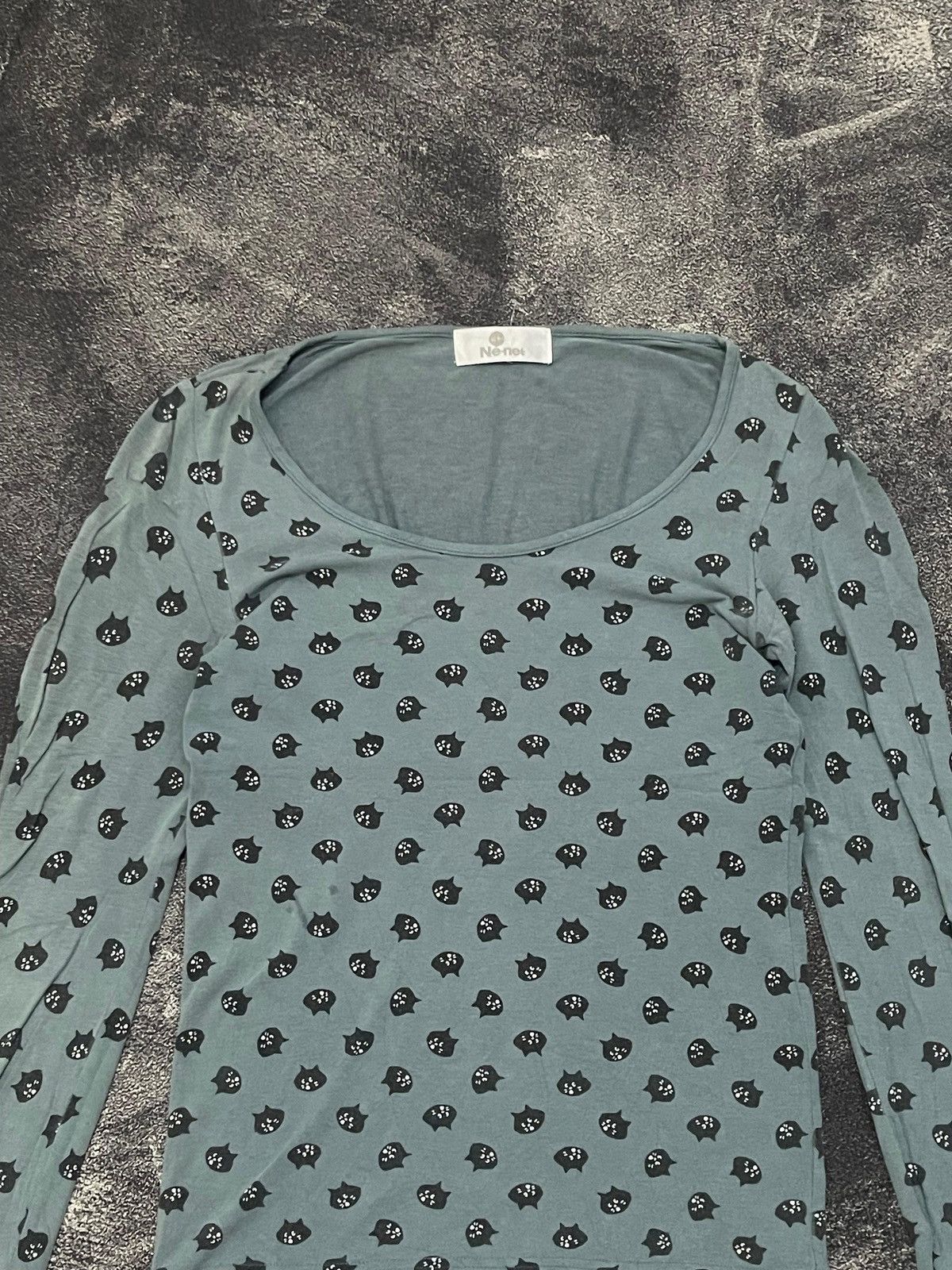 Issey Miyake × Ne-Net Issey Miyake Ne Net Fullprint Cat Longsleeve Size US S / EU 44-46 / 1 - 5 Thumbnail