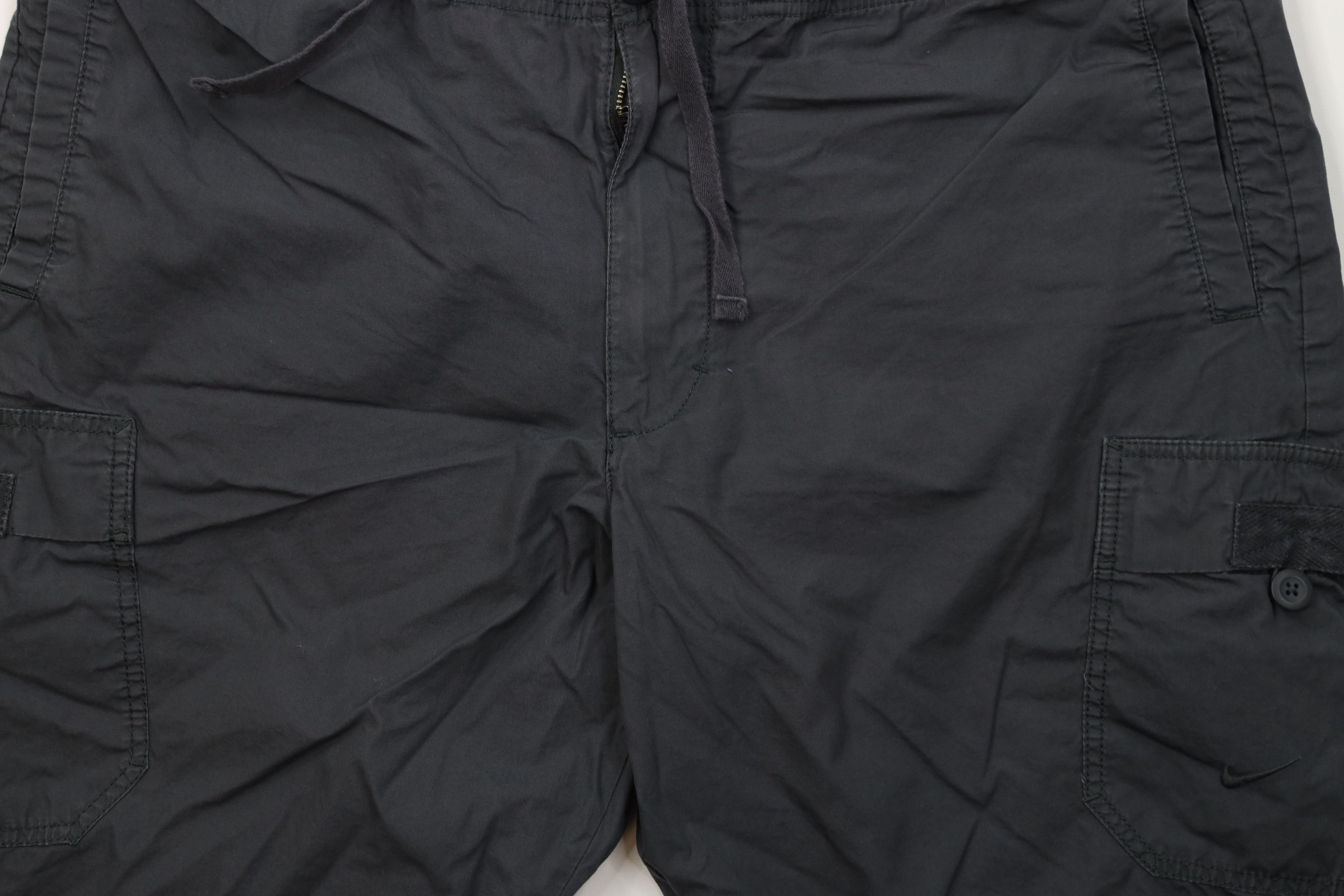 Nike Vintage Nike Travis Scott Mini Swoosh Cargo Shorts Gray Size US 38 / EU 54 - 3 Thumbnail