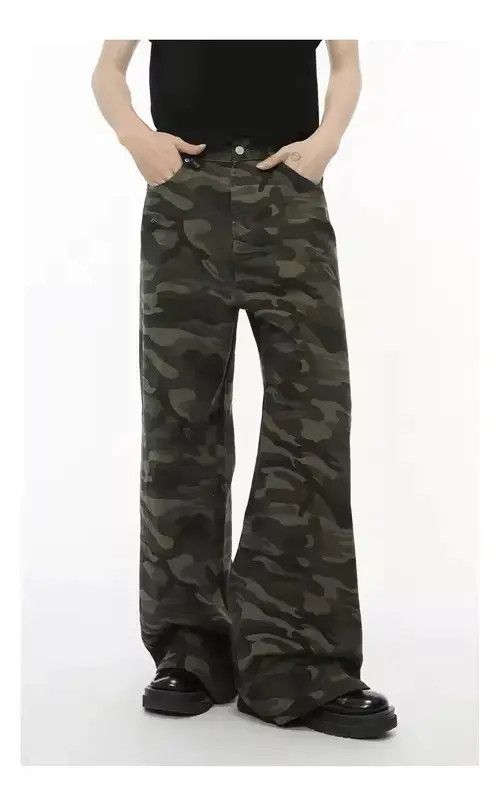 Jean Camo Green Pant Size US 28 / EU 44 - 6 Thumbnail