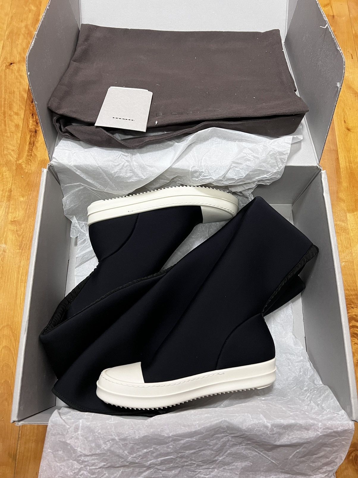 Rick Owens Drkshdw Rick owens drkshdw ramones thigh high sock sz 35 Size US 5 / IT 35 - 7 Thumbnail
