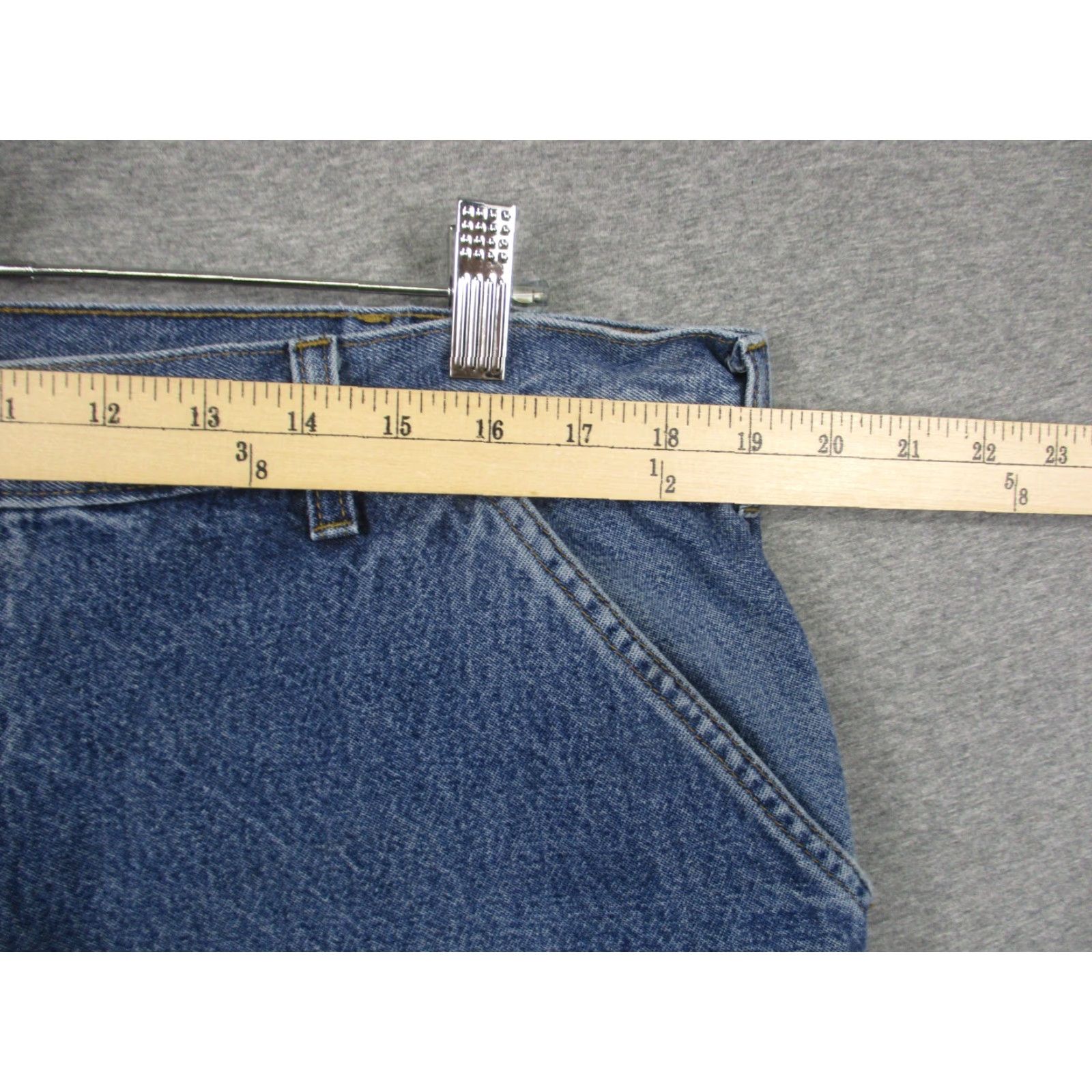 Carhartt VINTAGE Carhartt Jeans Mens 38x32 Blue Distressed Wide-Leg 90s Grunge DPS B13 DPS Jeans Women? Size US 38 / EU 54 - 4 Thumbnail