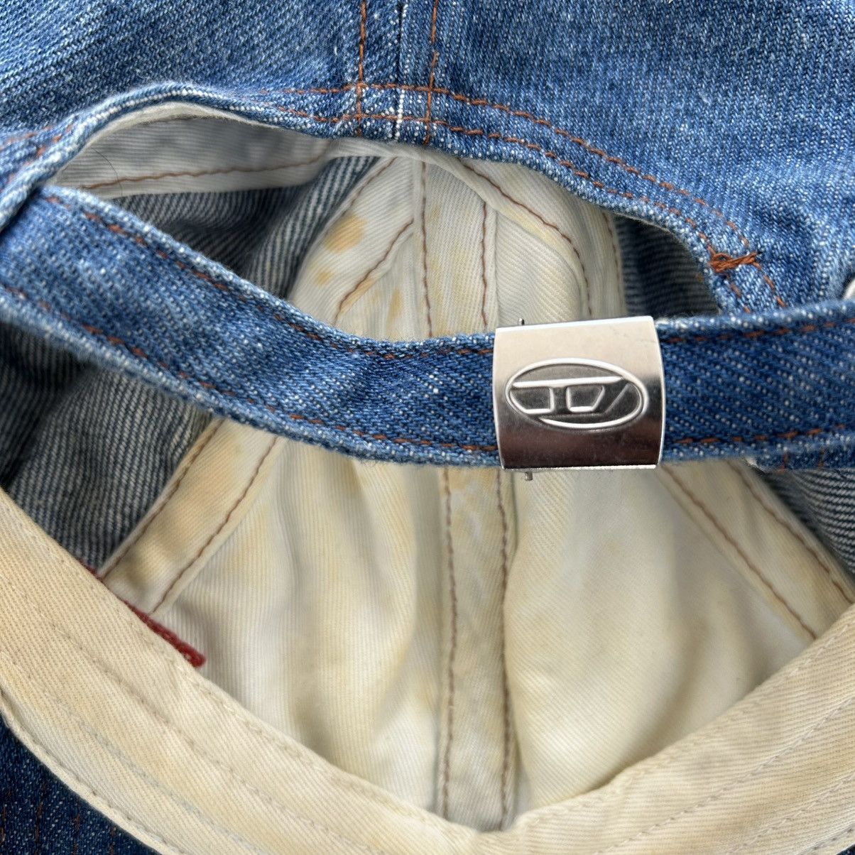 Diesel Diesel Denim Cap Hat Size ONE SIZE - 6 Thumbnail