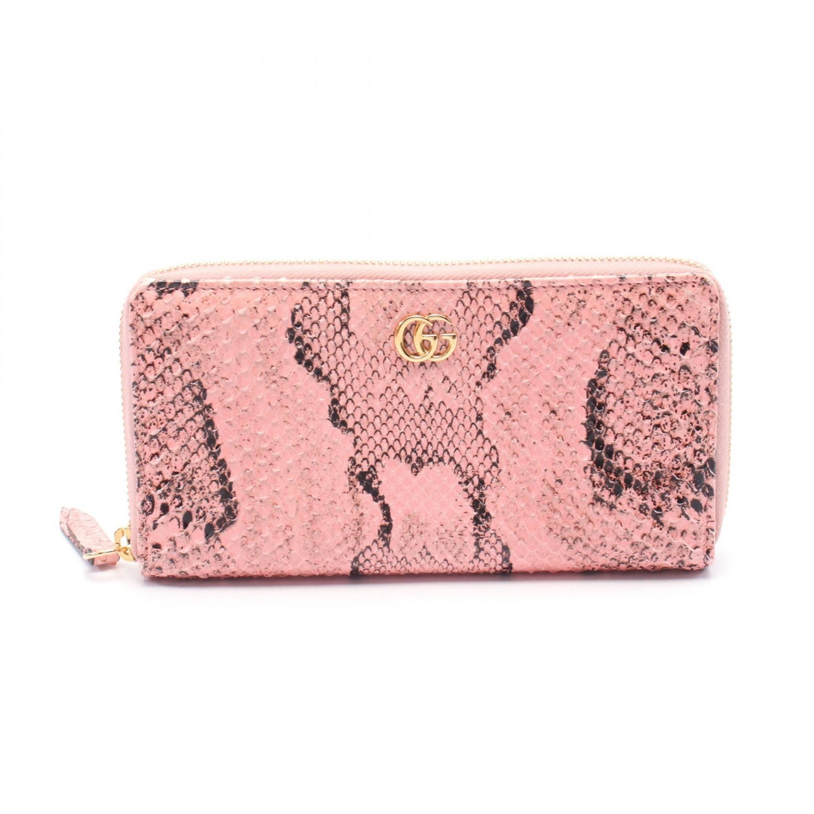 Gucci Gucci Gucci GG Marmont Exotic Leather Long Wallet Leather Long Wallet 456117 Size ONE SIZE - 1 Thumbnail