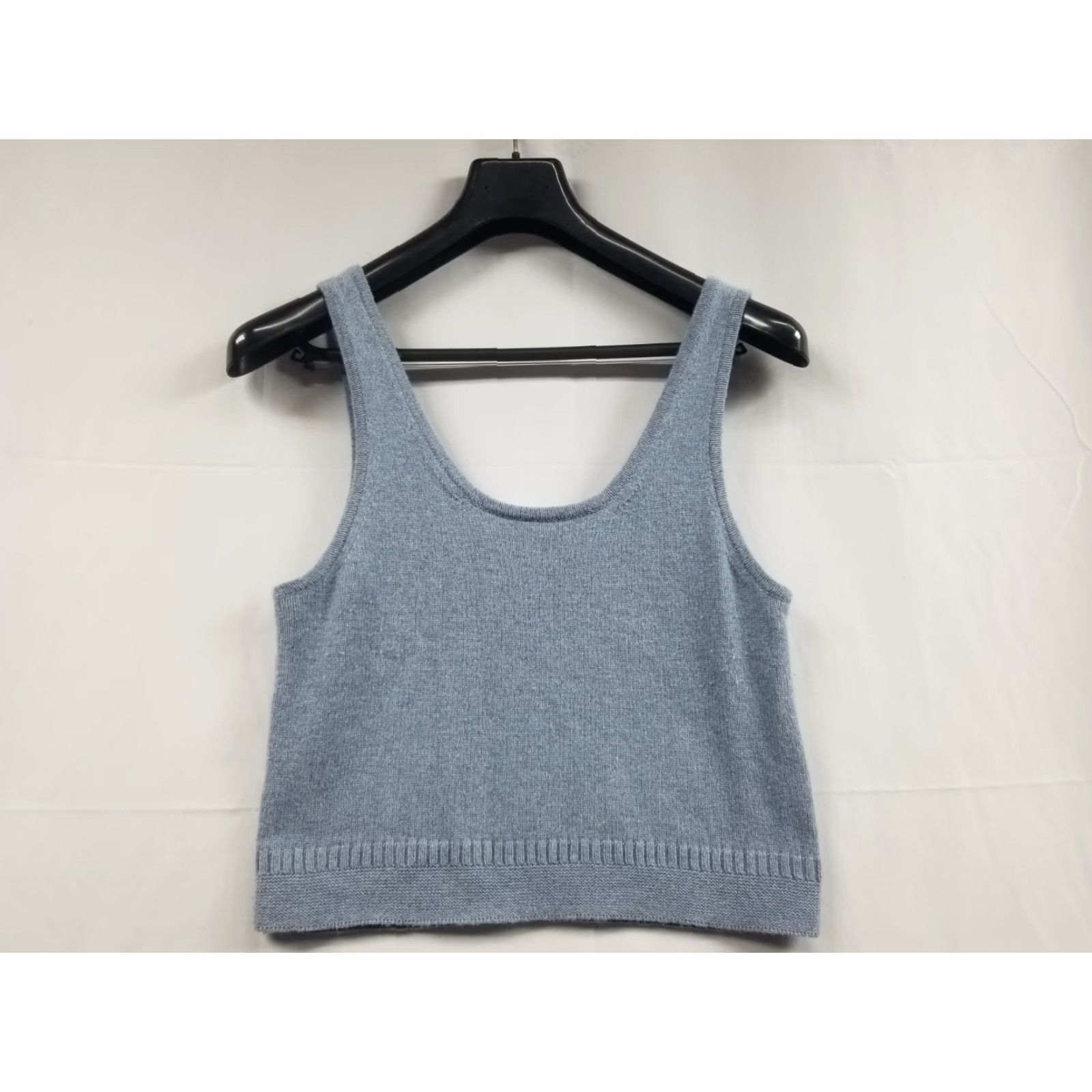 Madewell Madewell Vest Sweater Blue Wool Blend Knit L Womens Large Sleeveless See Stain Size L / US 10 / IT 46 - 2 Thumbnail