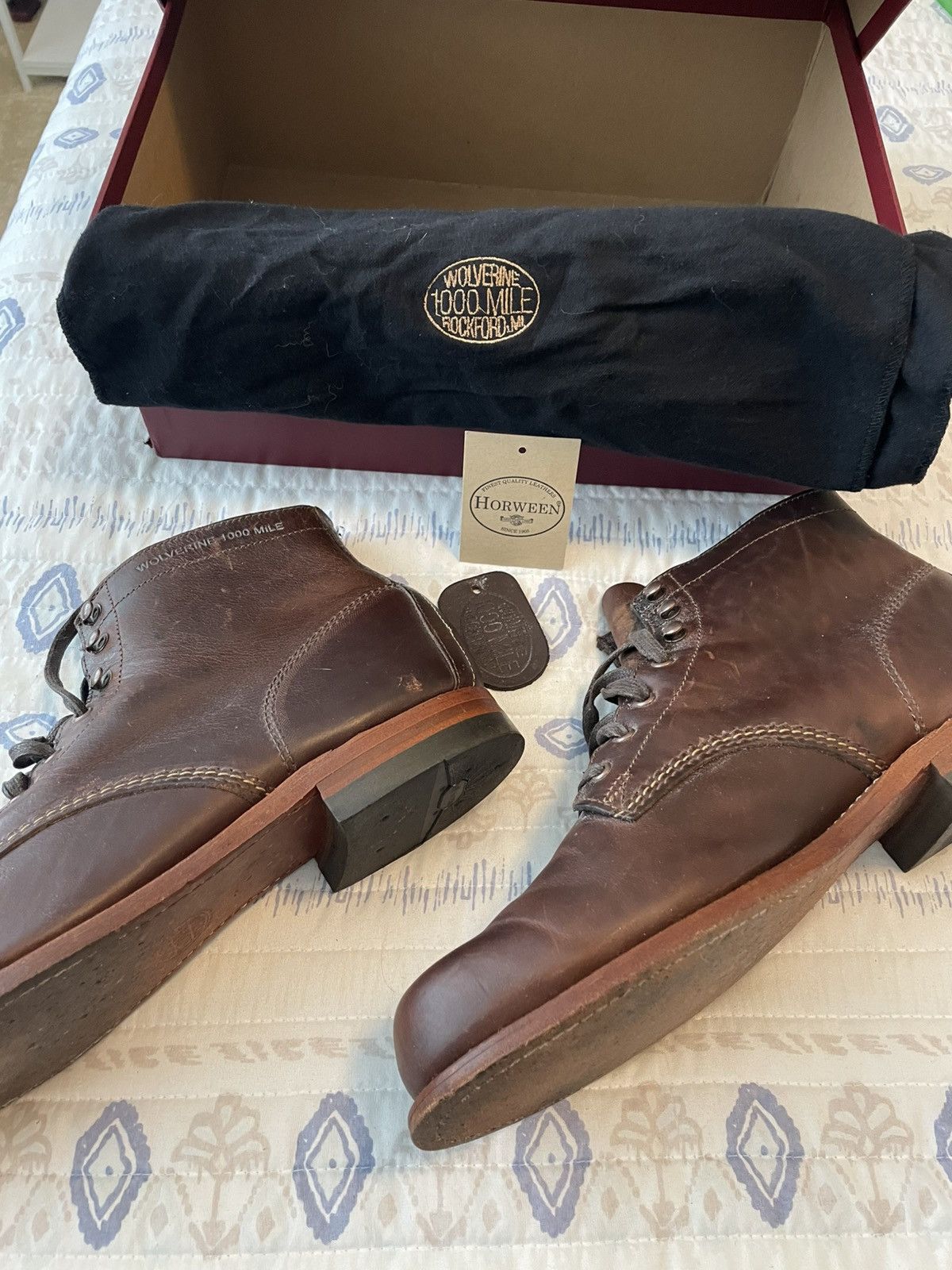 Wolverine Wolverine 1000 Mile Boots Brown Horween Leather USA 10.5D Size US 10.5 / EU 43-44 - 5 Thumbnail