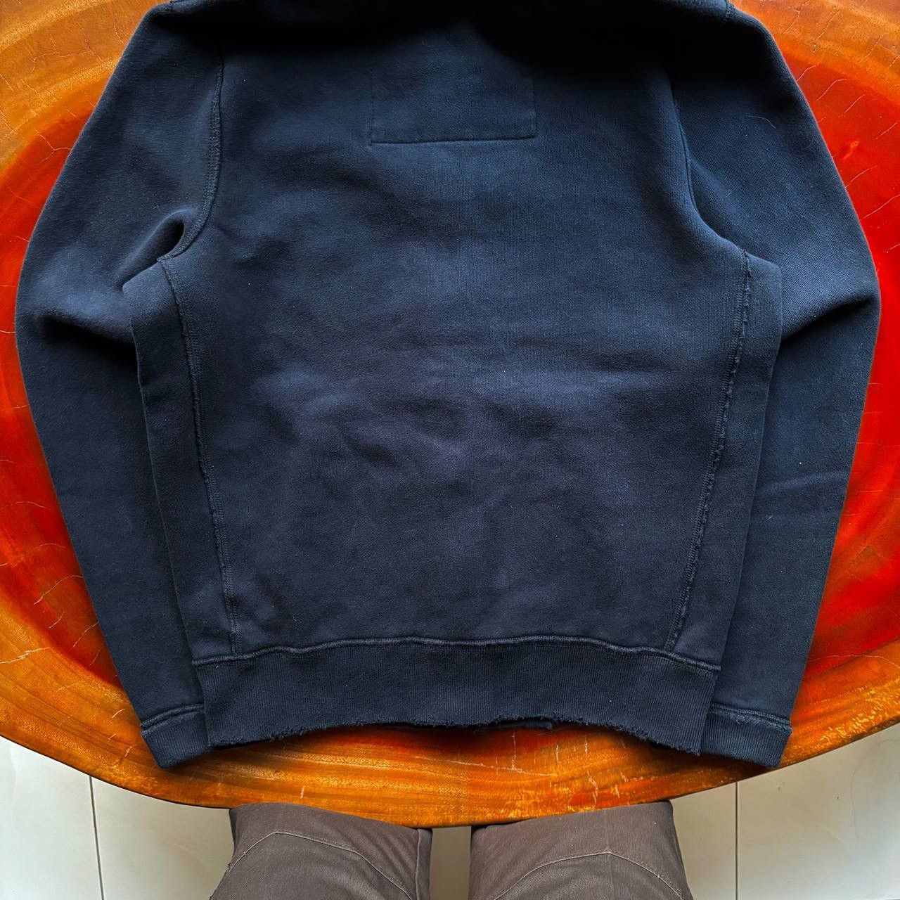 Abercrombie & Fitch Vintage Abercrombie & Fitch Full Zip Distressed Black Hoodie Size US XXL / EU 58 / 5 - 5 Thumbnail