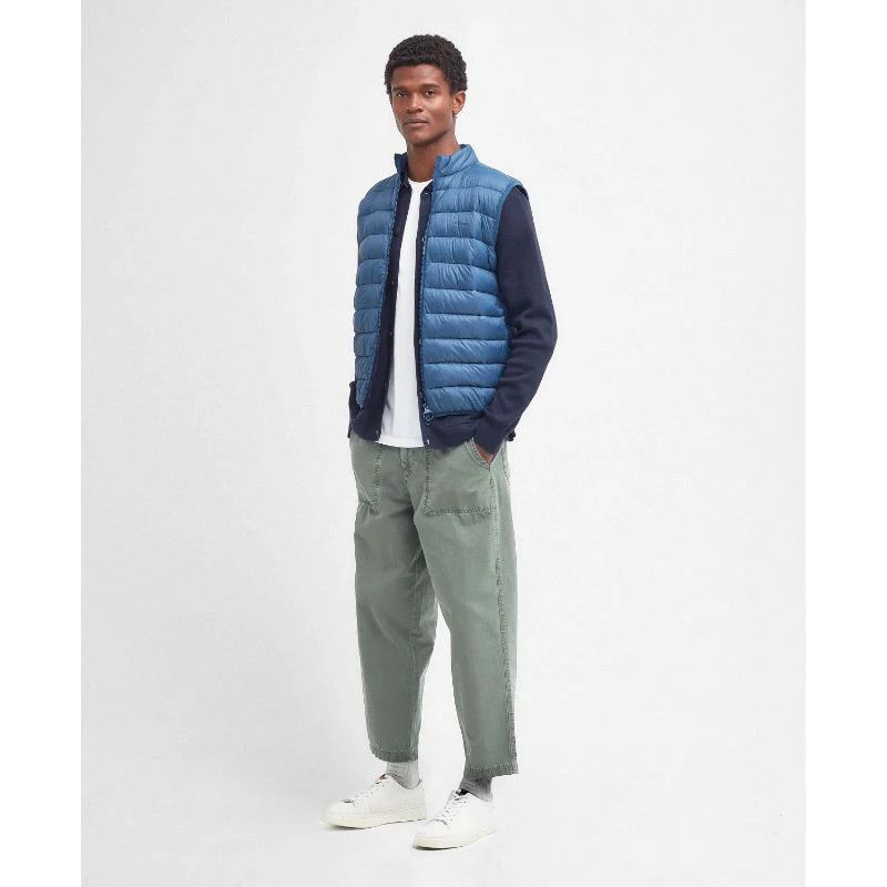 Barbour o1y1224 Logo Turtleneck Vest in Pestle Blue Size US S / EU 44-46 / 1 - 4 Thumbnail